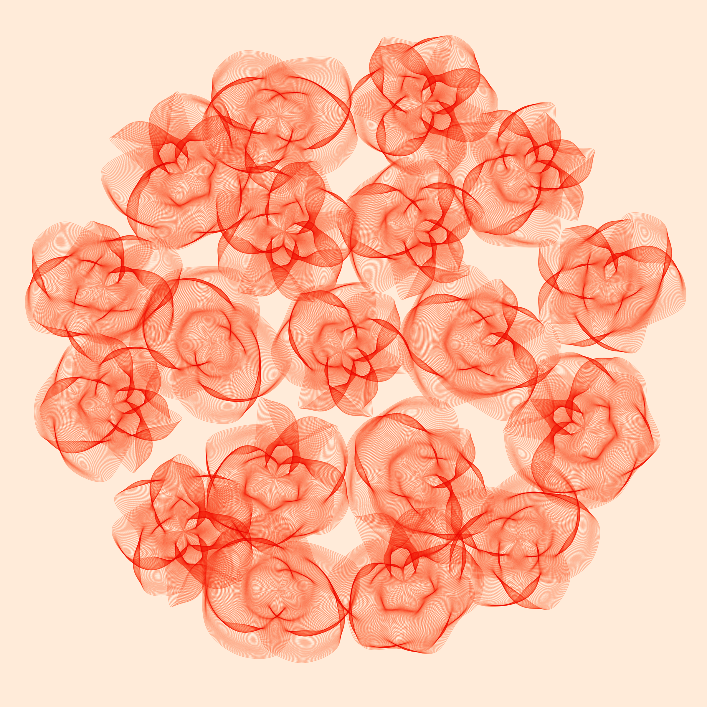 Art Blocks - Art Blocks v2 - Flowers #5691 - NFT # 116005691