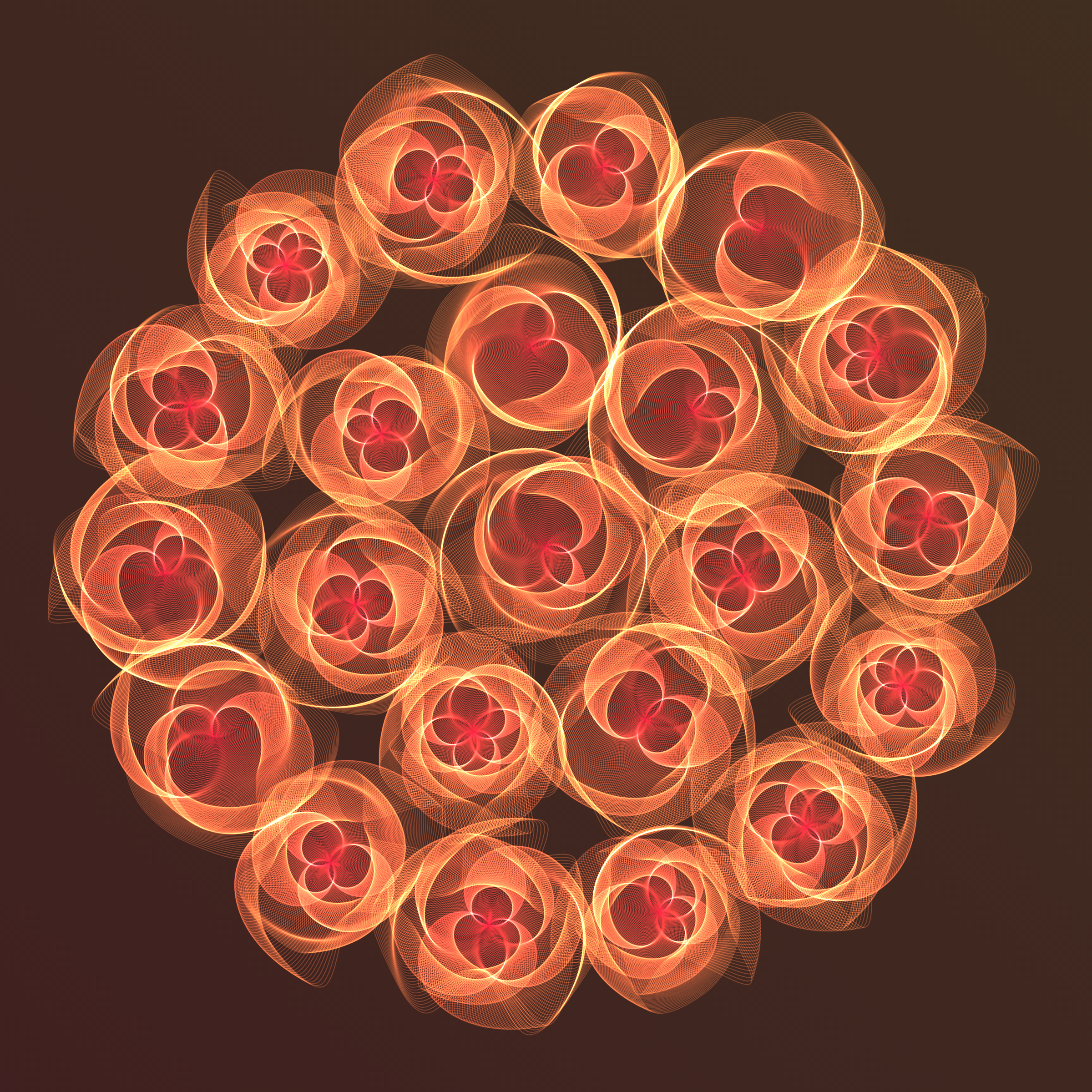 Art Blocks - Art Blocks v2 - Flowers #5695 - NFT # 116005695