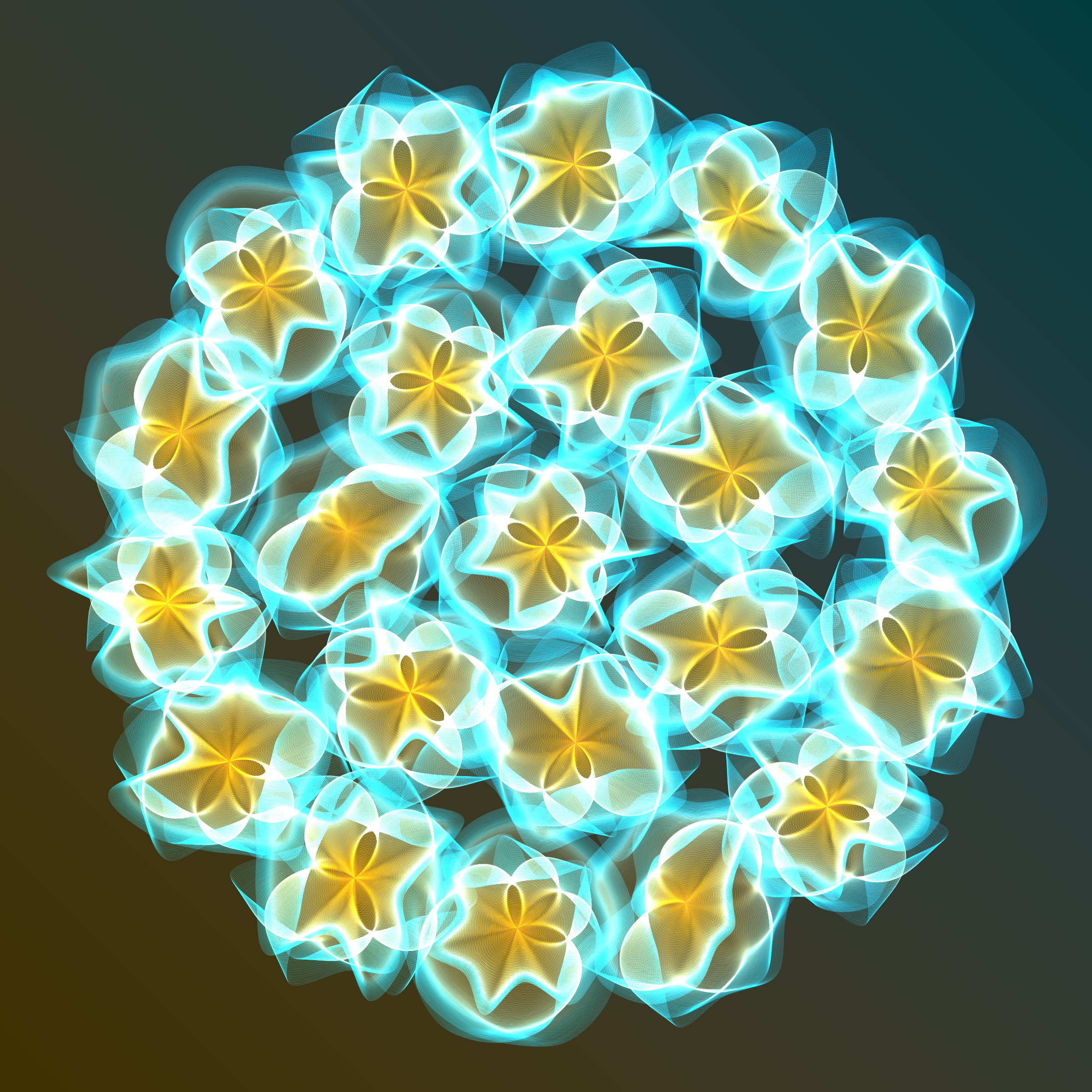 Art Blocks - Art Blocks v2 - Flowers #5698 - NFT # 116005698