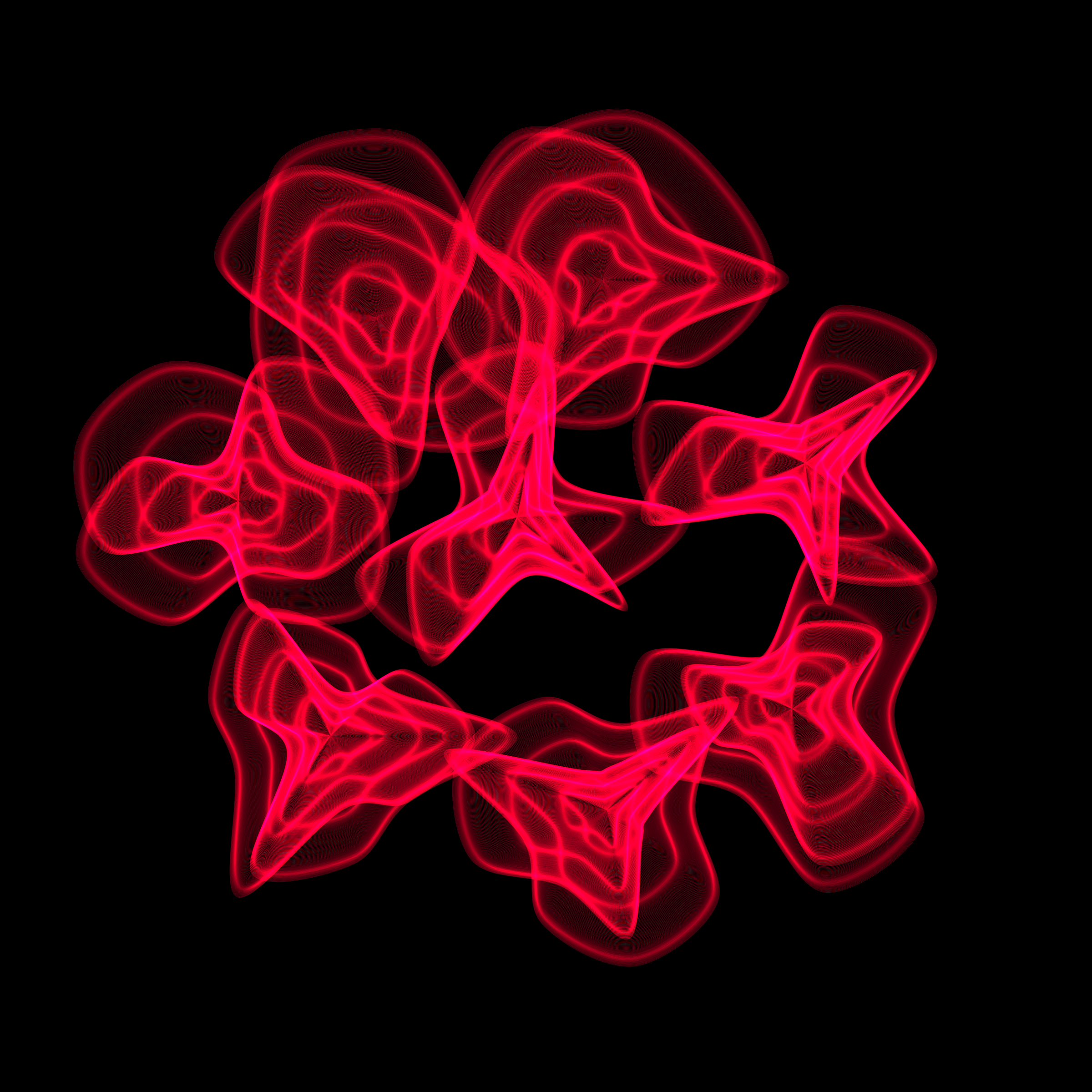 Art Blocks - Art Blocks v2 - Flowers #5702 - NFT # 116005702