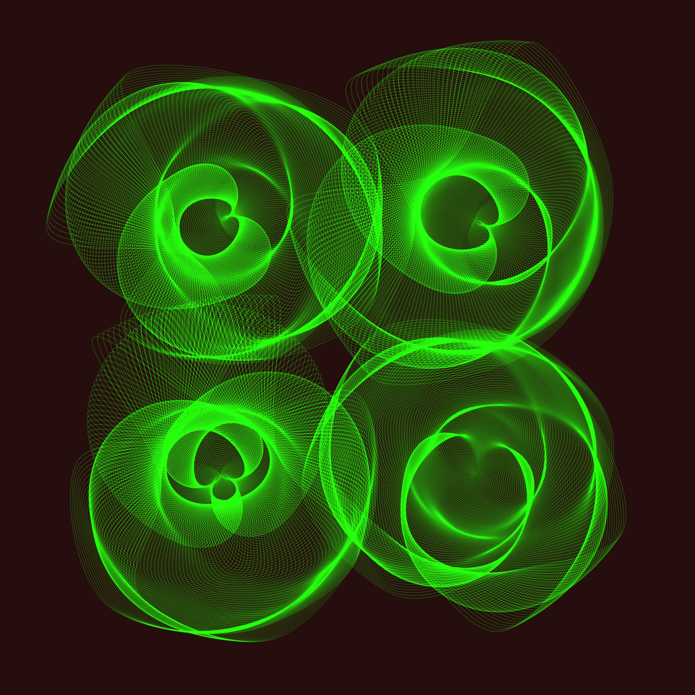 Art Blocks - Art Blocks v2 - Flowers #5707 - NFT # 116005707