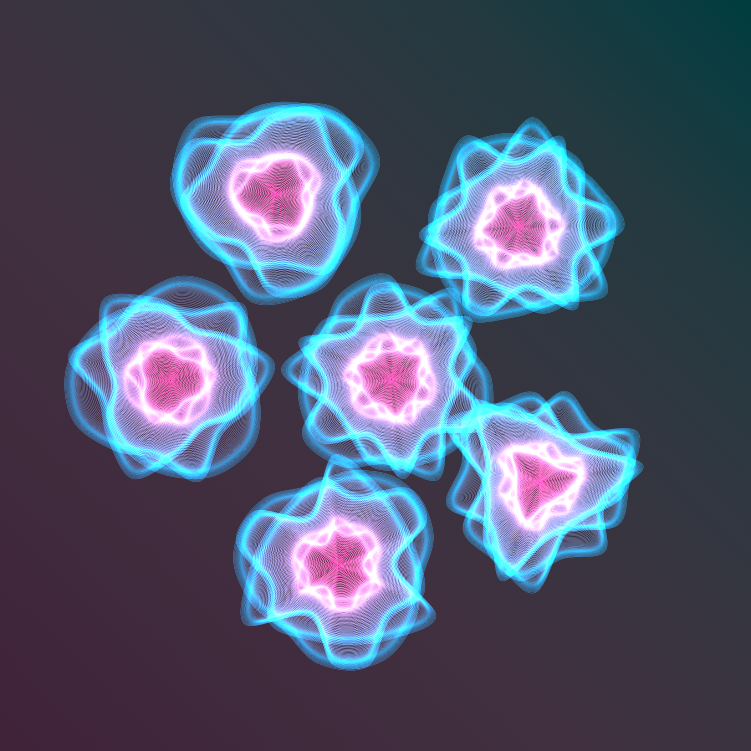 Art Blocks - Art Blocks v2 - Flowers #5712 - NFT # 116005712