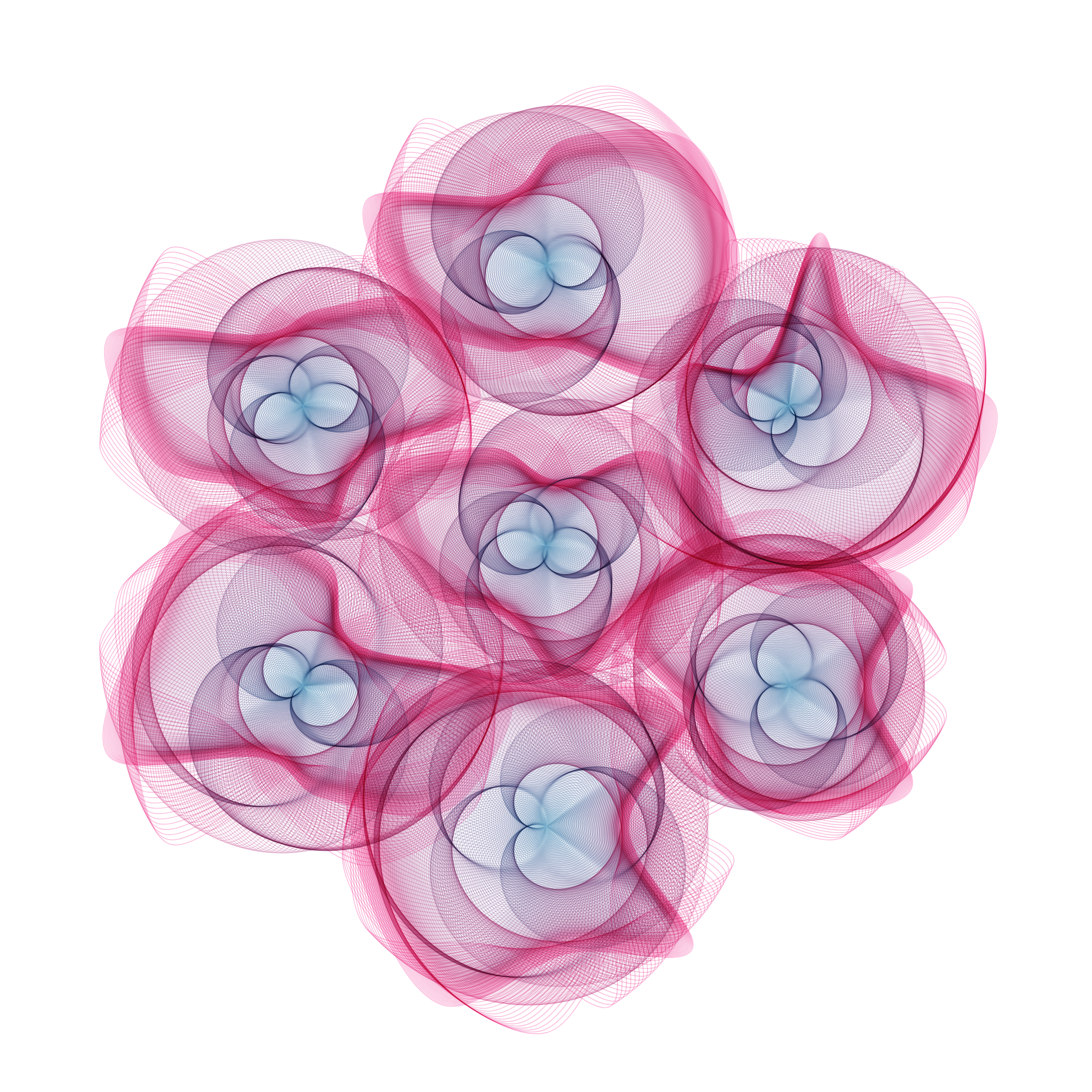 Art Blocks - Art Blocks v2 - Flowers #5718 - NFT # 116005718