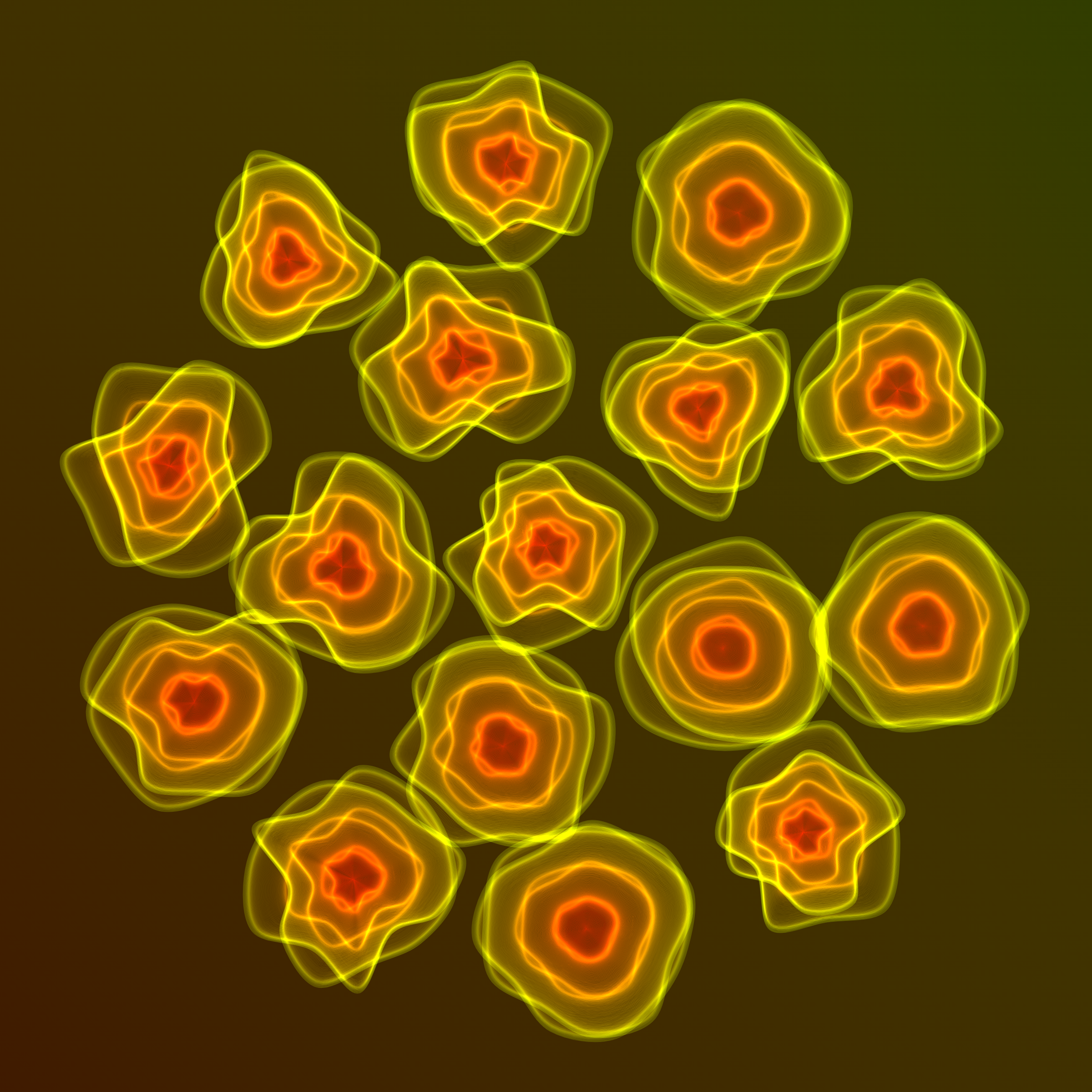 Art Blocks - Art Blocks v2 - Flowers #5724 - NFT # 116005724