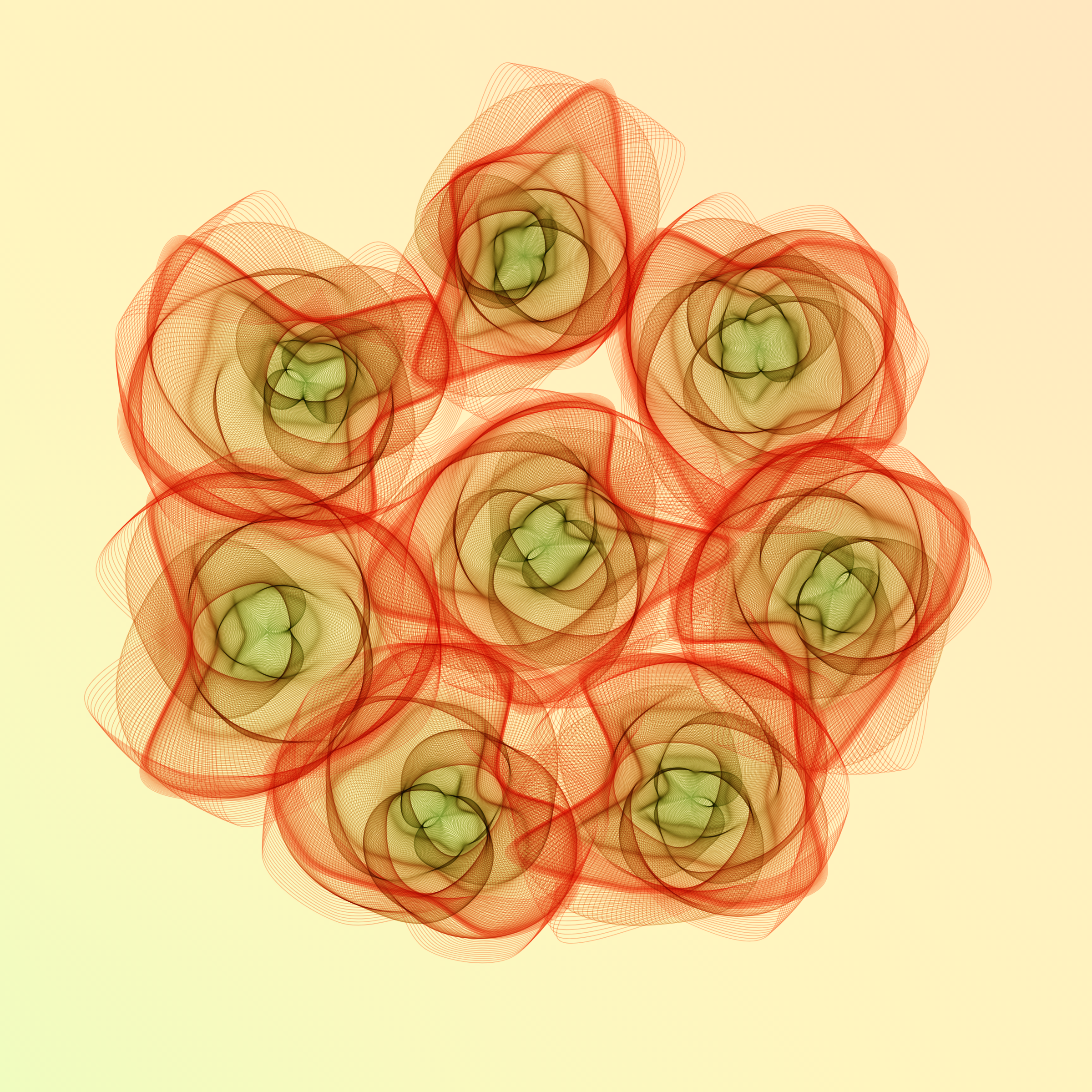 Art Blocks - Art Blocks v2 - Flowers #5731 - NFT # 116005731