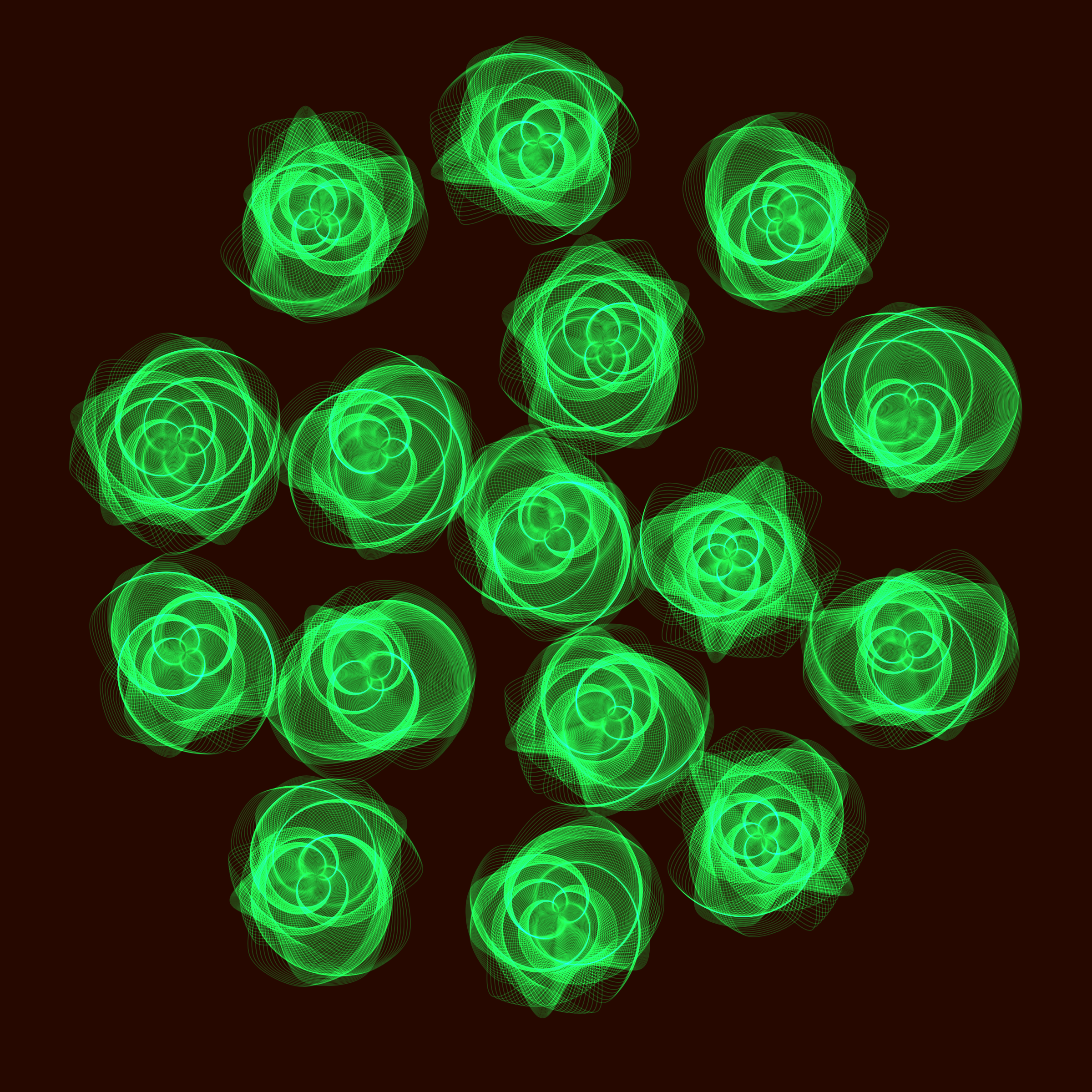 Art Blocks - Art Blocks v2 - Flowers #5747 - NFT # 116005747