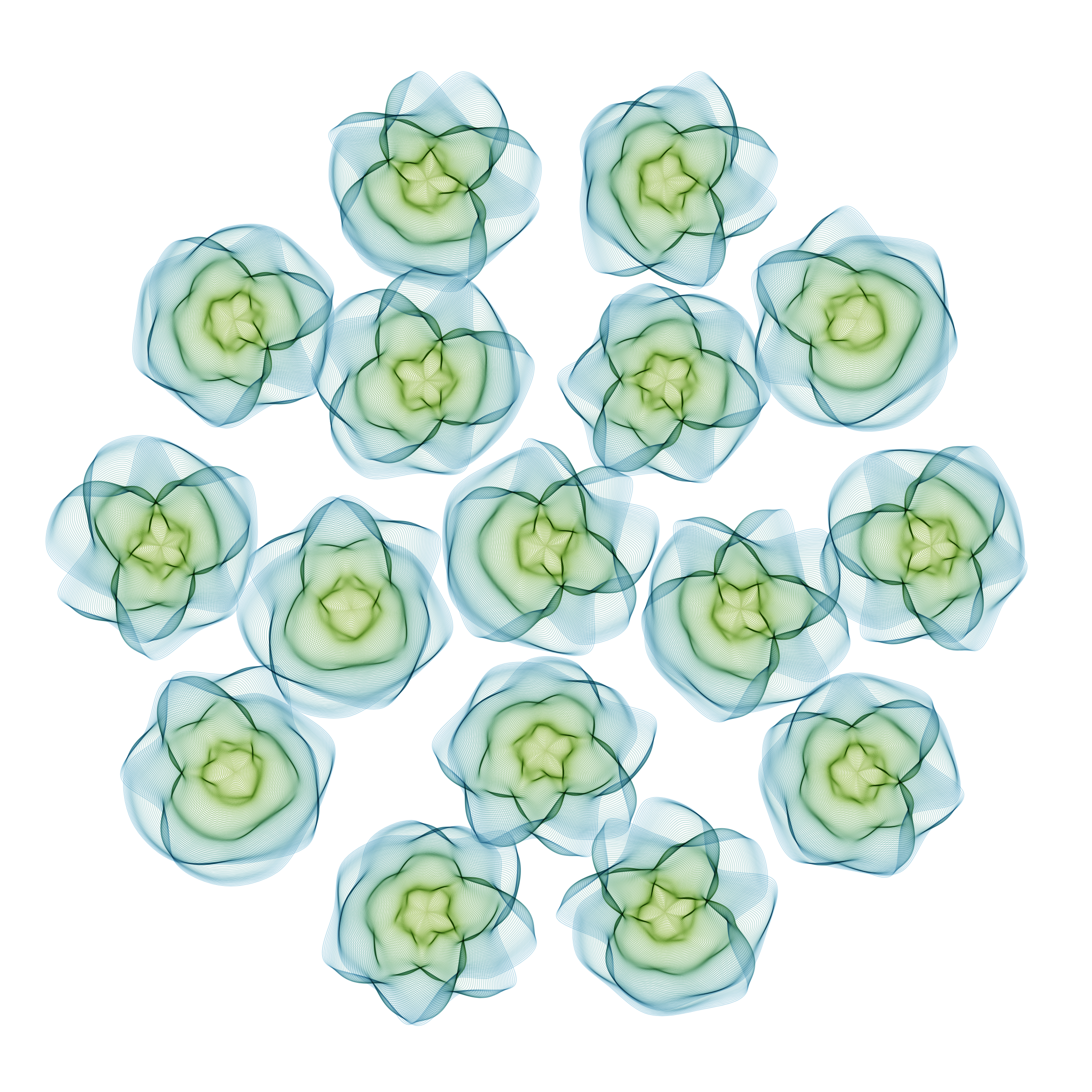 Art Blocks - Art Blocks v2 - Flowers #5750 - NFT # 116005750