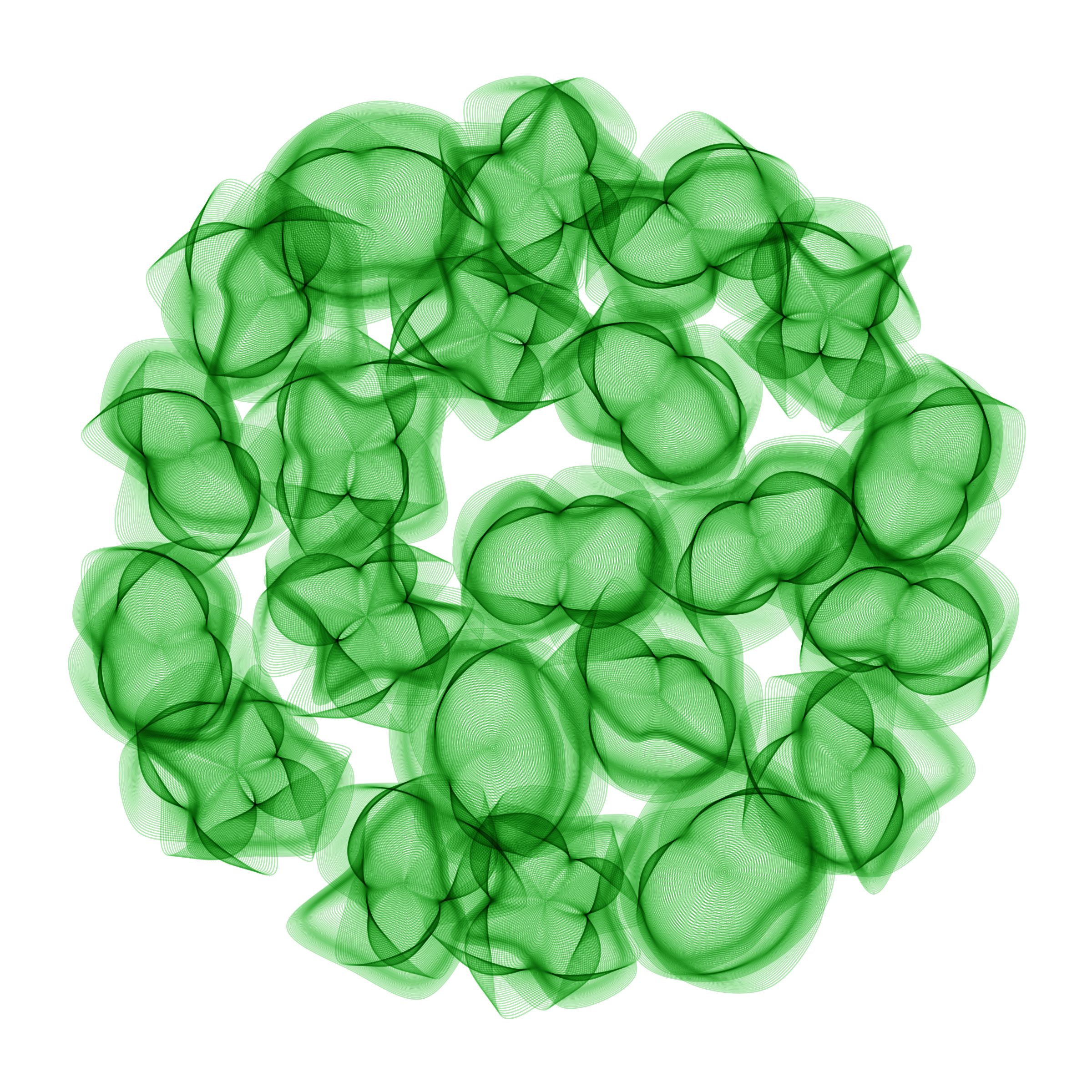 Art Blocks - Art Blocks v2 - Flowers #5752 - NFT # 116005752