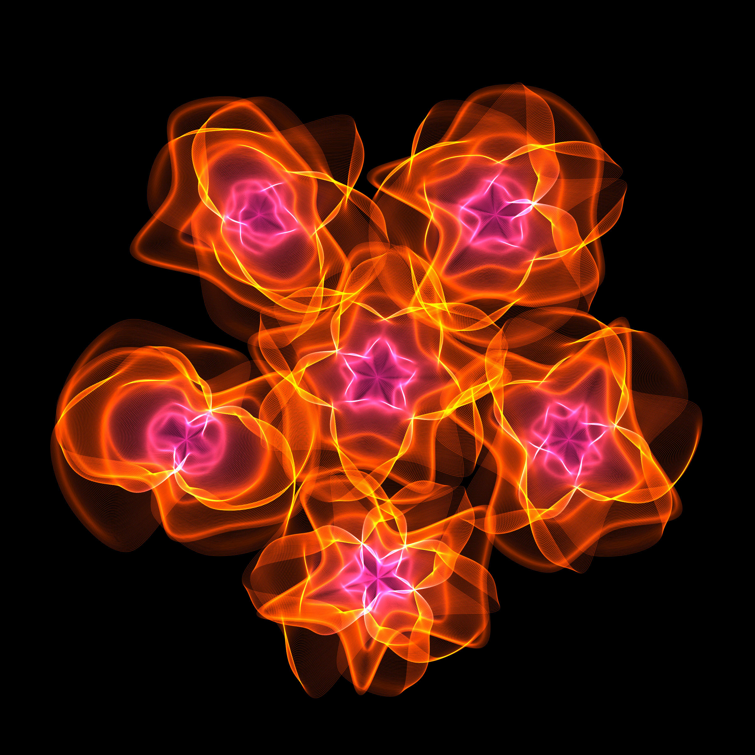 Art Blocks - Art Blocks v2 - Flowers #5761 - NFT # 116005761