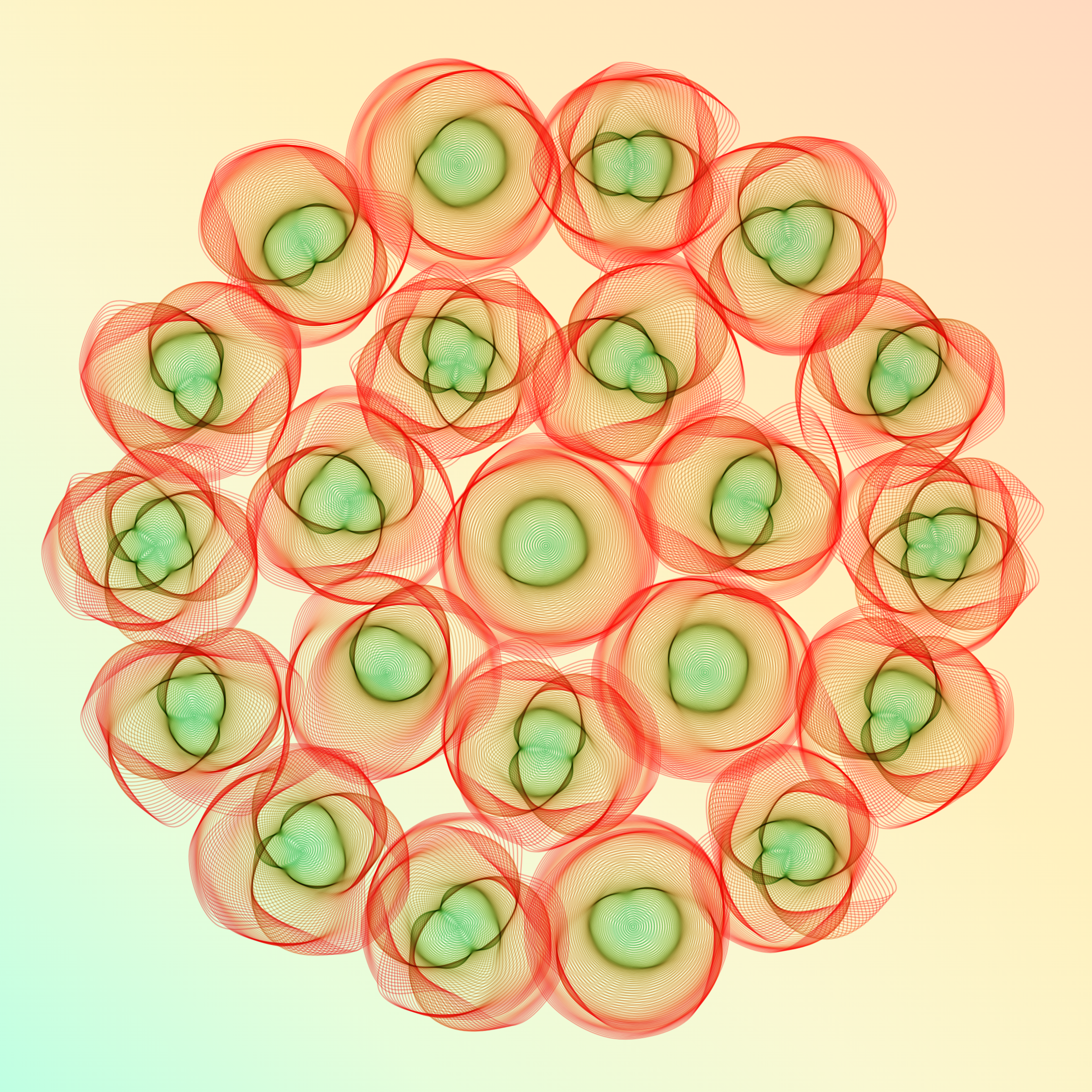 Art Blocks - Art Blocks v2 - Flowers #5794 - NFT # 116005794