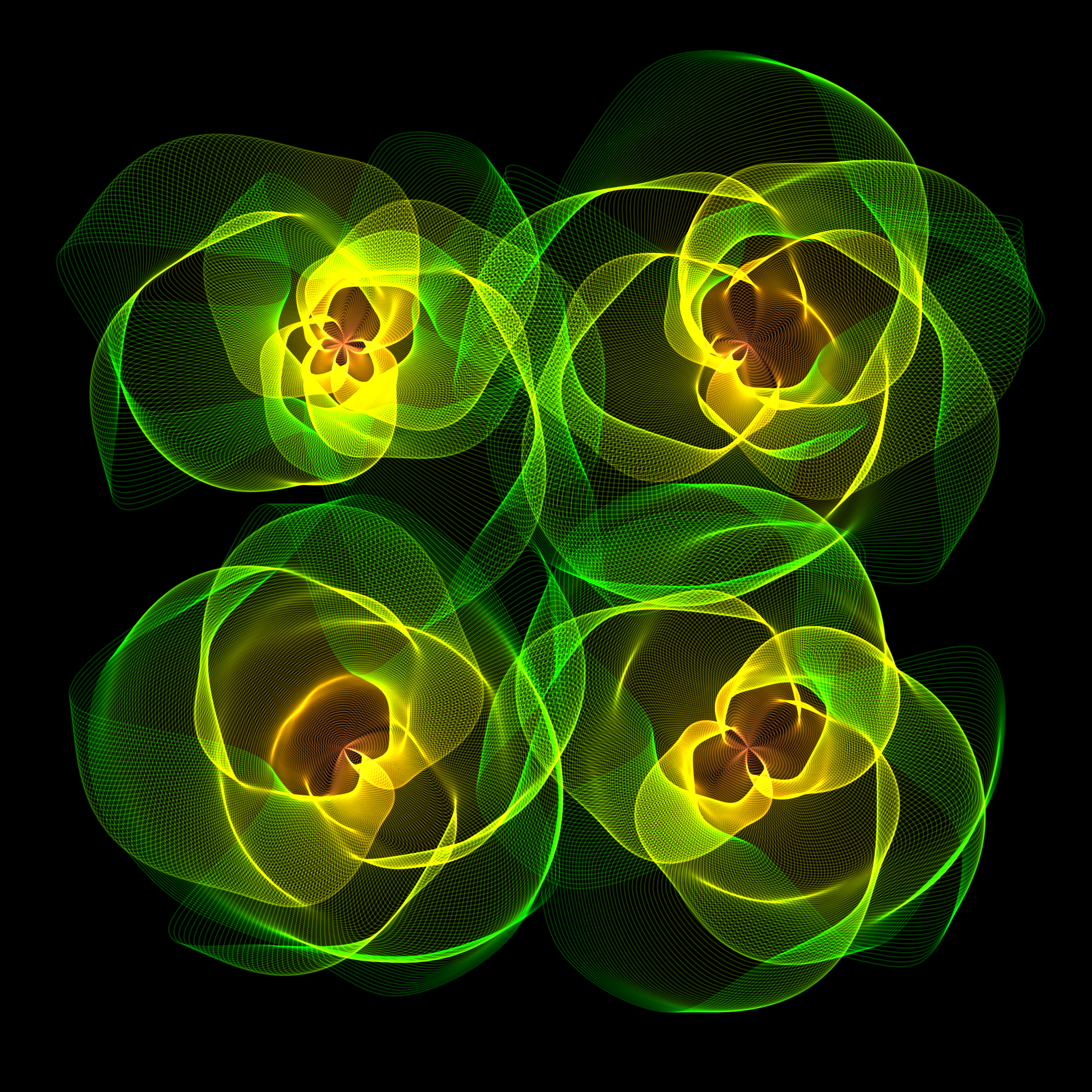 Art Blocks - Art Blocks v2 - Flowers #5800 - NFT # 116005800