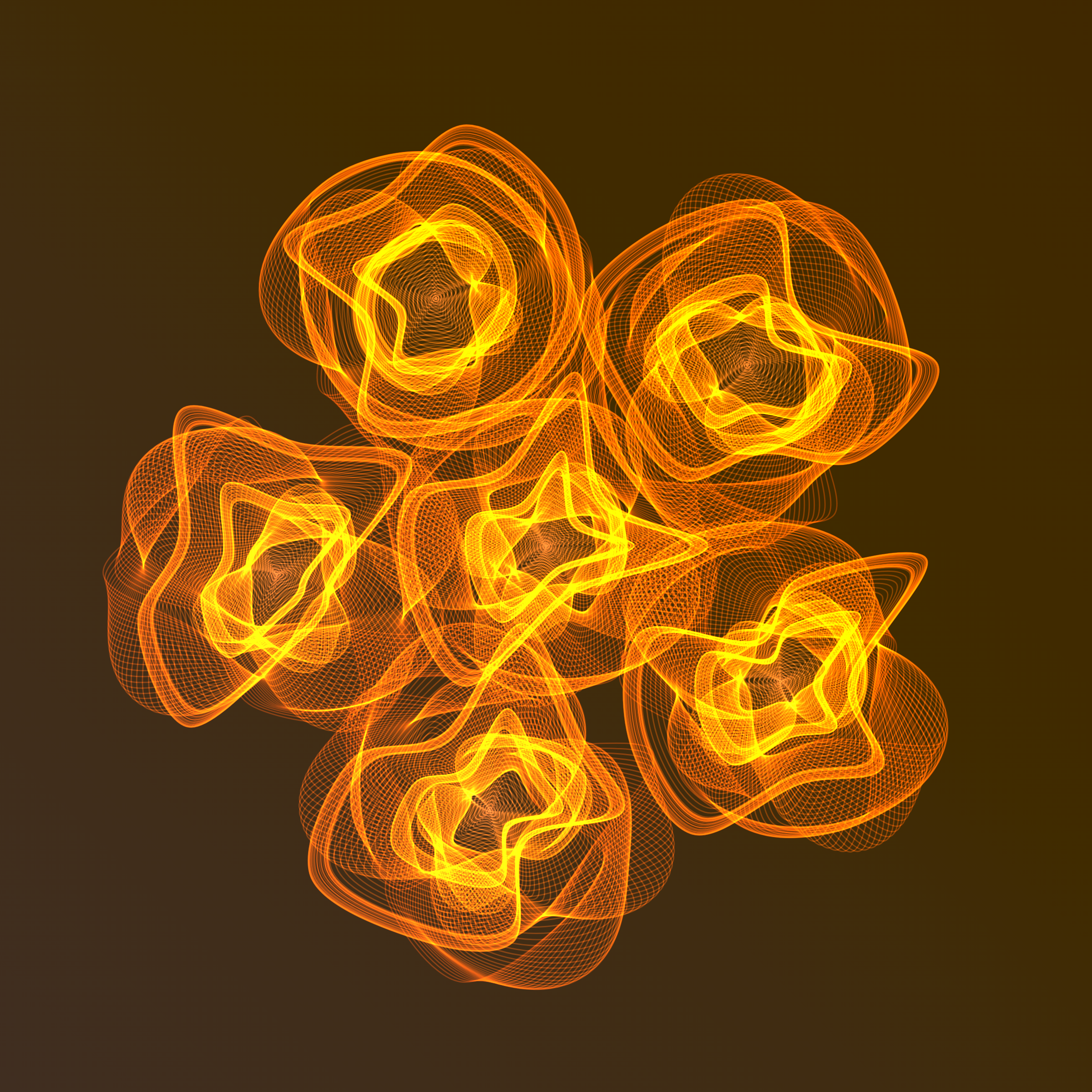 Art Blocks - Art Blocks v2 - Flowers #5803 - NFT # 116005803