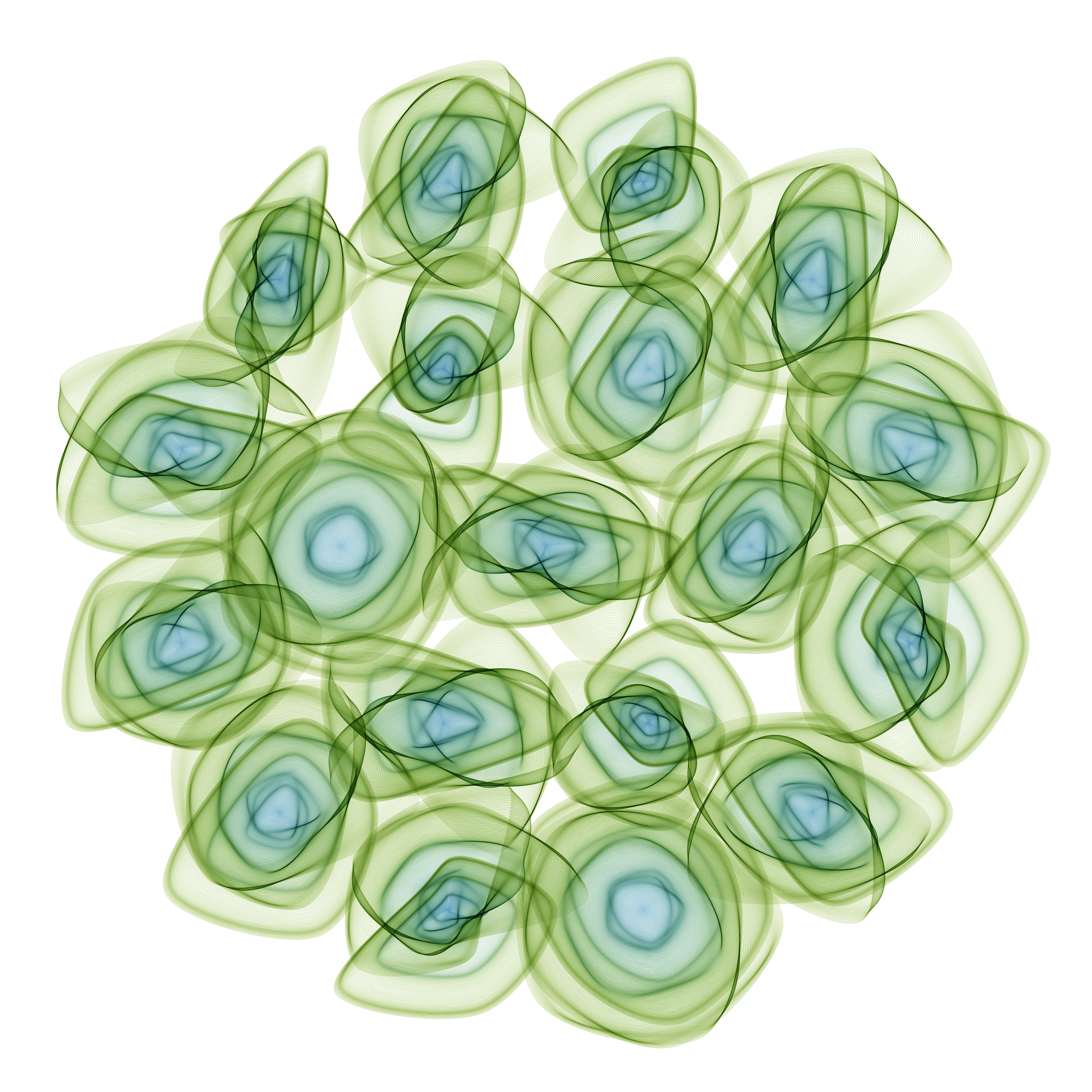 Art Blocks - Art Blocks v2 - Flowers #5804 - NFT # 116005804