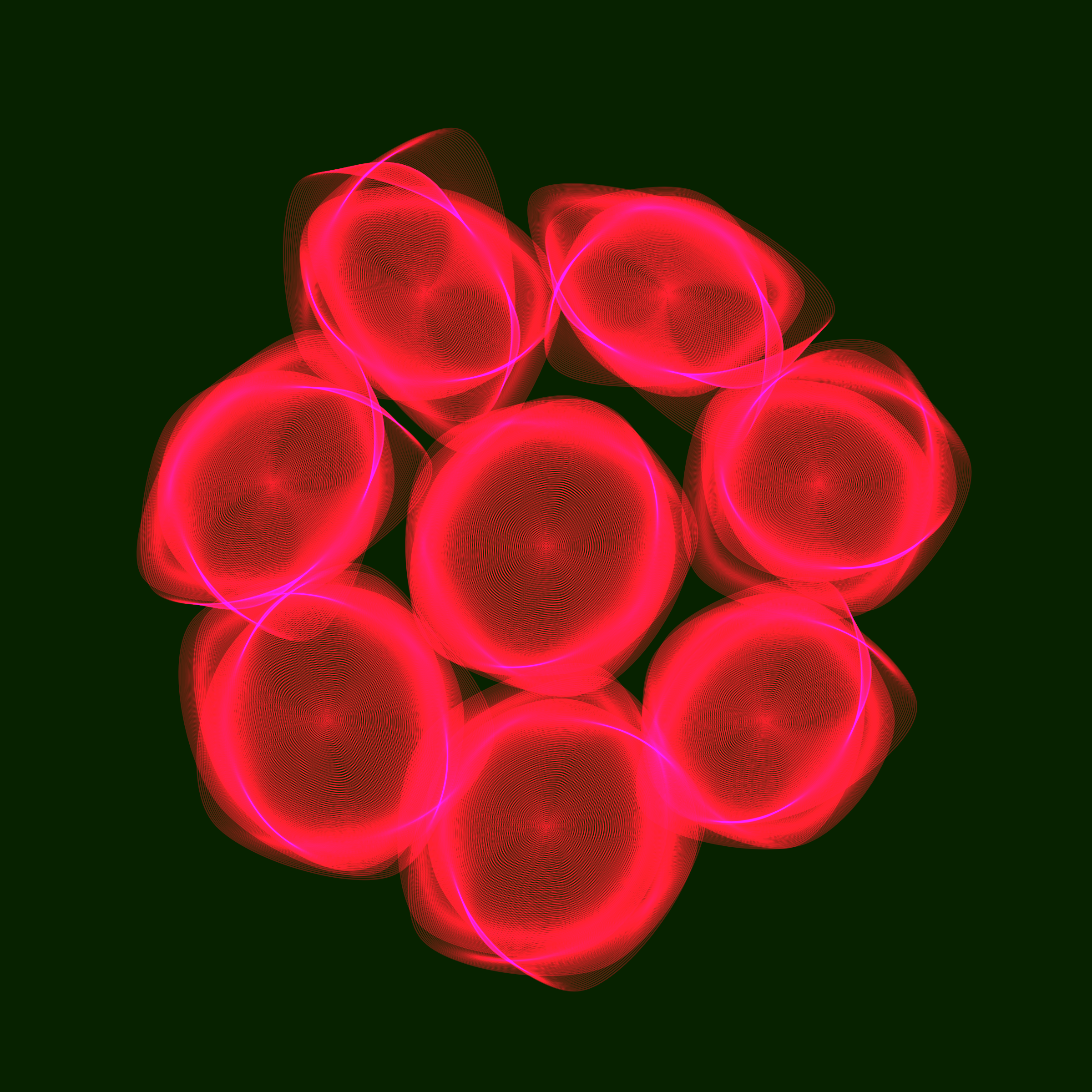 Art Blocks - Art Blocks v2 - Flowers #5806 - NFT # 116005806