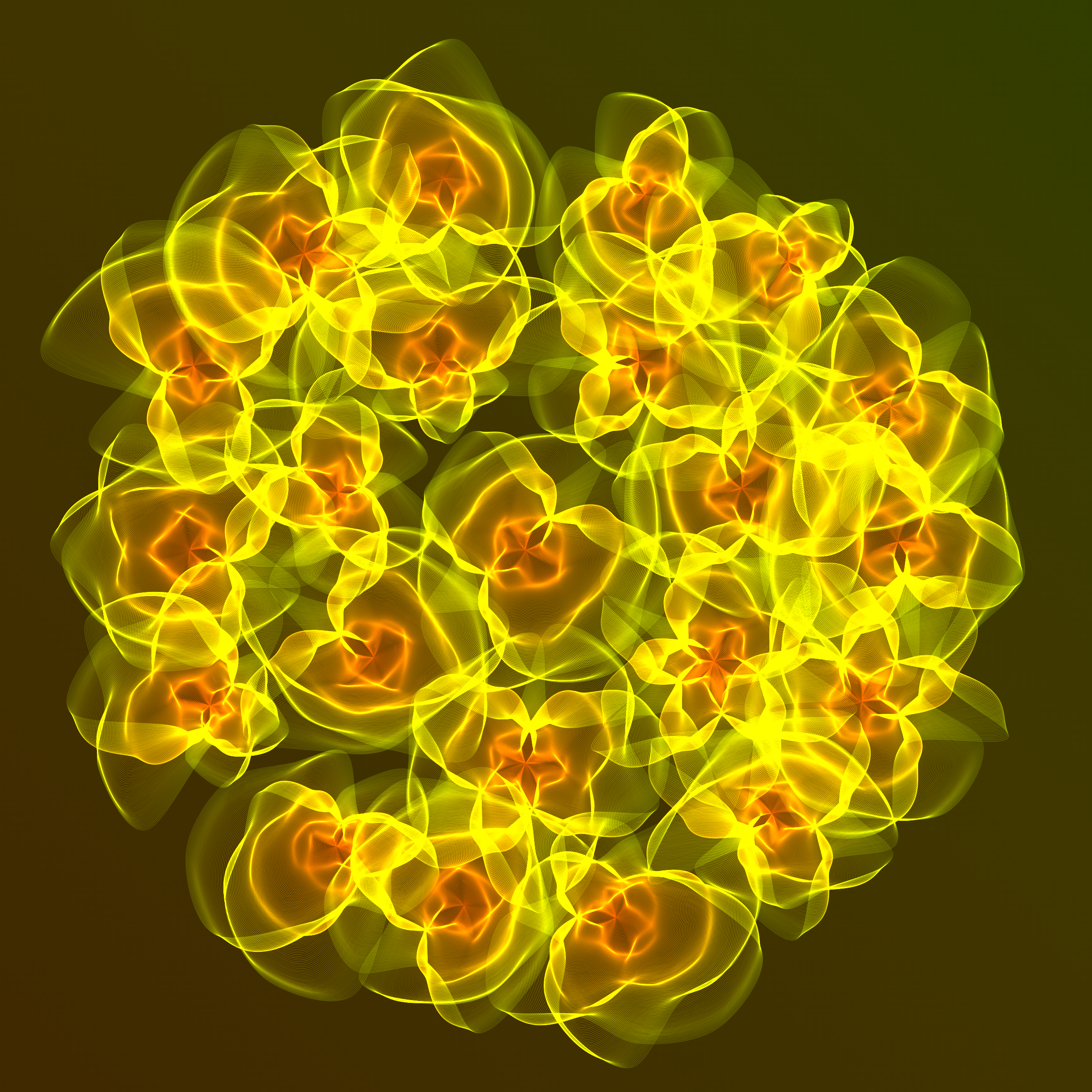 Art Blocks - Art Blocks v2 - Flowers #5807 - NFT # 116005807