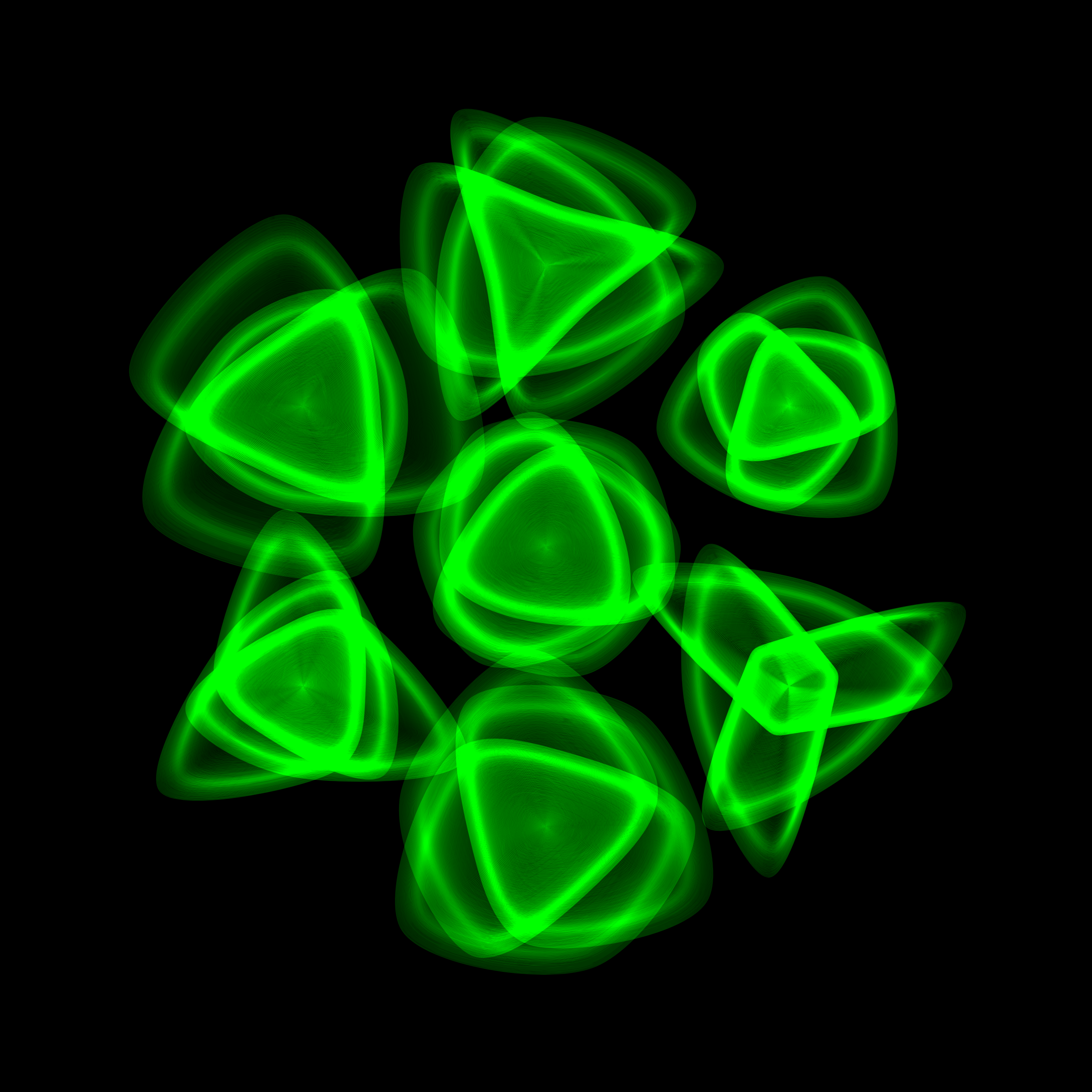 Art Blocks - Art Blocks v2 - Flowers #5815 - NFT # 116005815