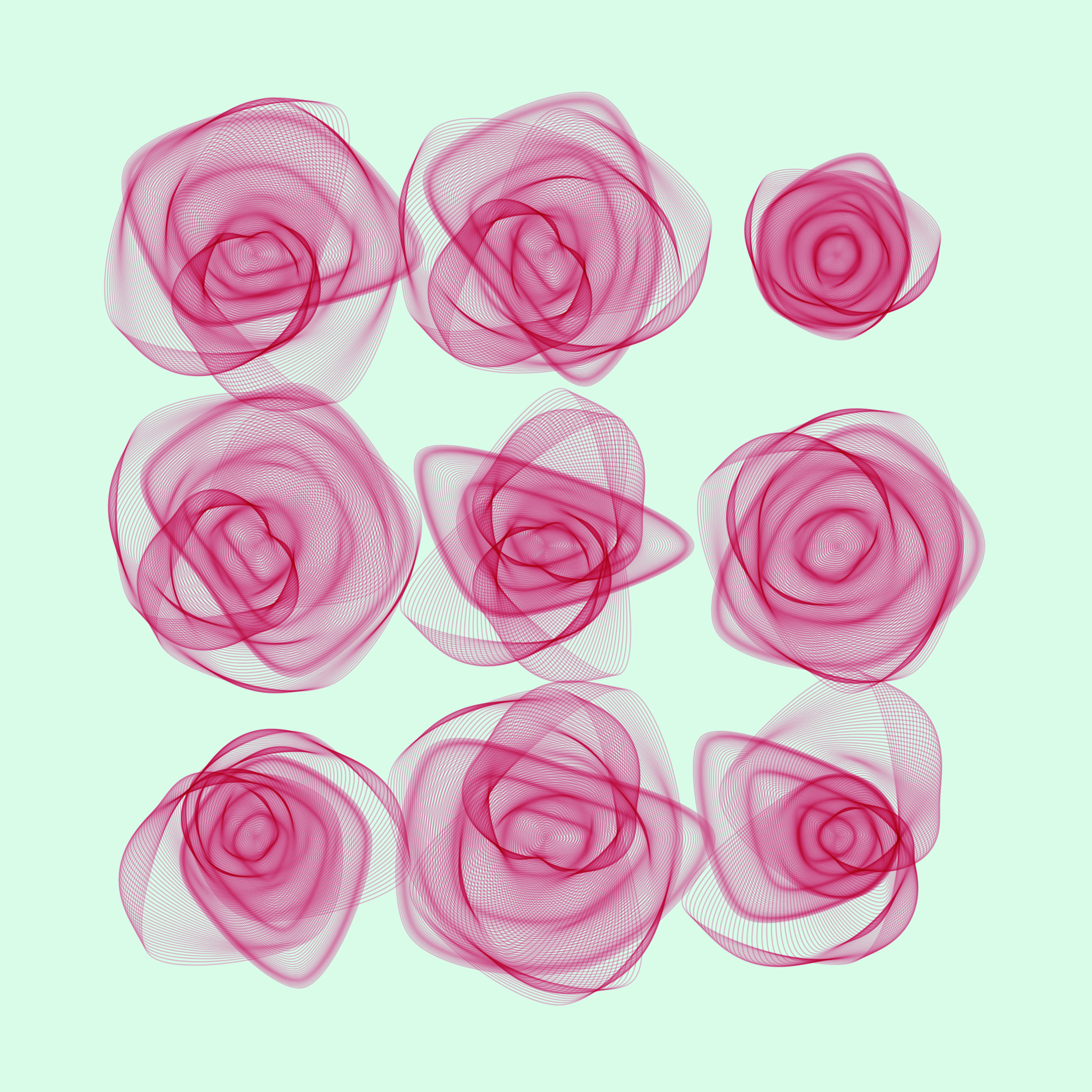 Art Blocks - Art Blocks v2 - Flowers #5816 - NFT # 116005816