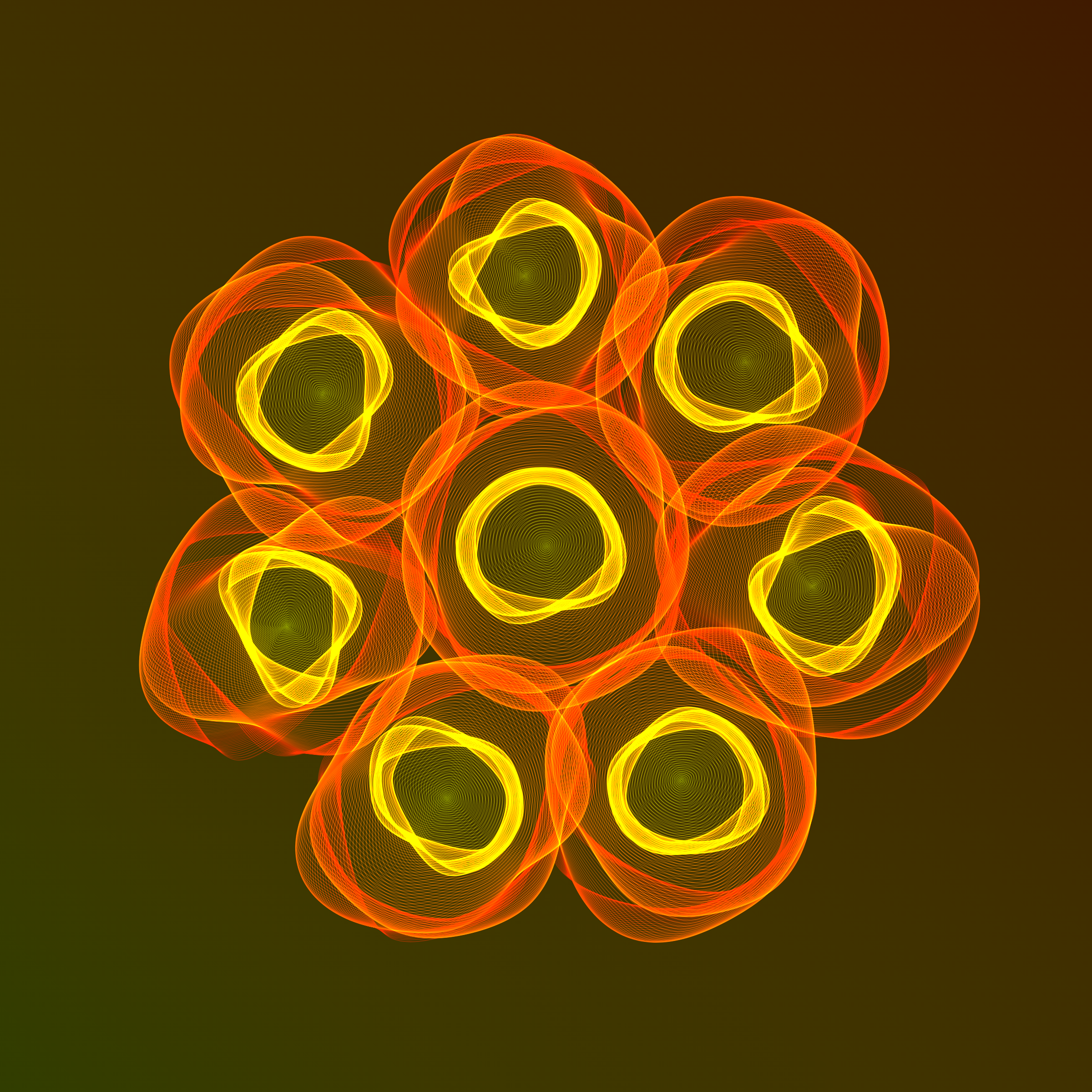 Art Blocks - Art Blocks v2 - Flowers #5818 - NFT # 116005818