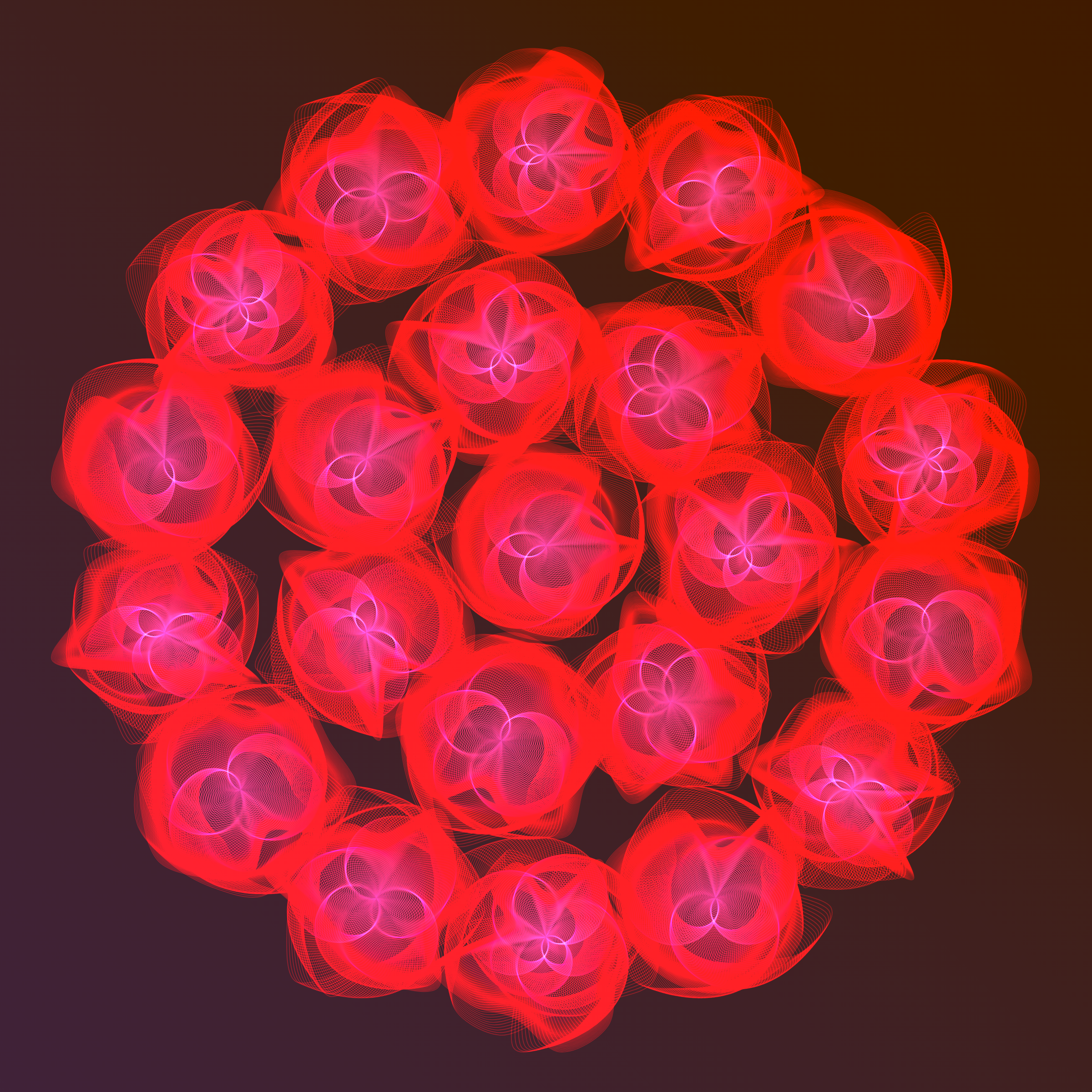 Art Blocks - Art Blocks v2 - Flowers #5827 - NFT # 116005827