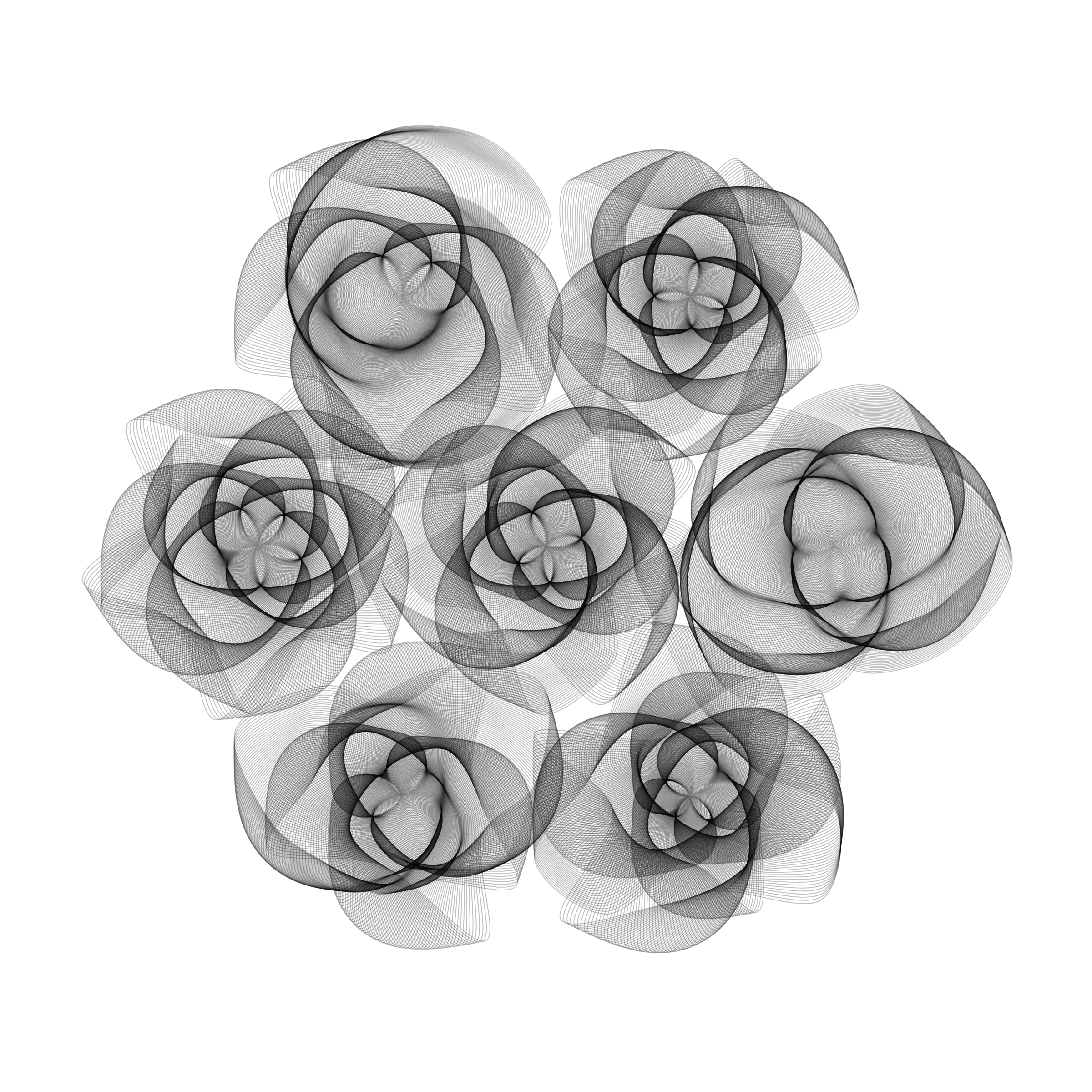 Art Blocks - Art Blocks v2 - Flowers #5830 - NFT # 116005830