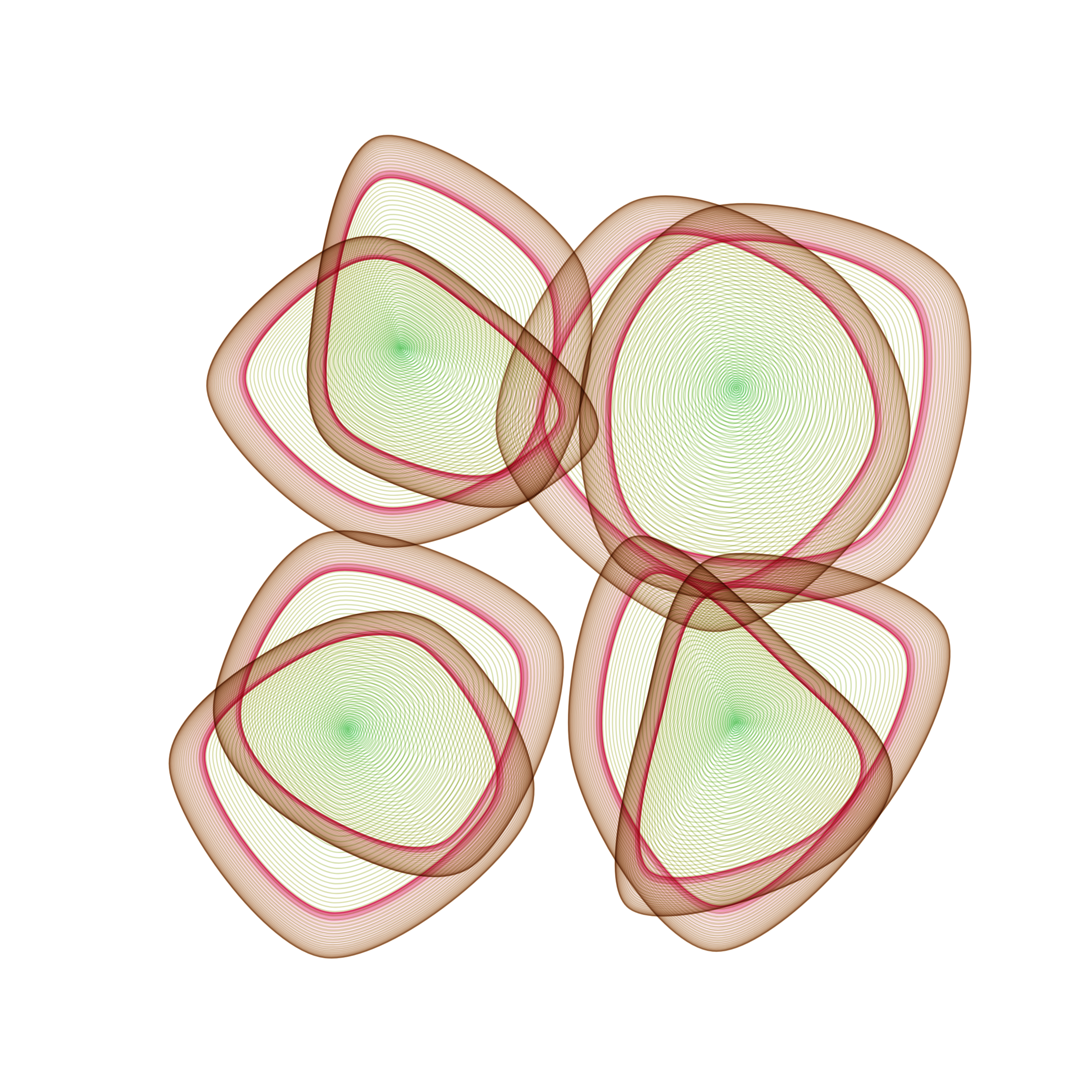 Art Blocks - Art Blocks v2 - Flowers #5832 - NFT # 116005832