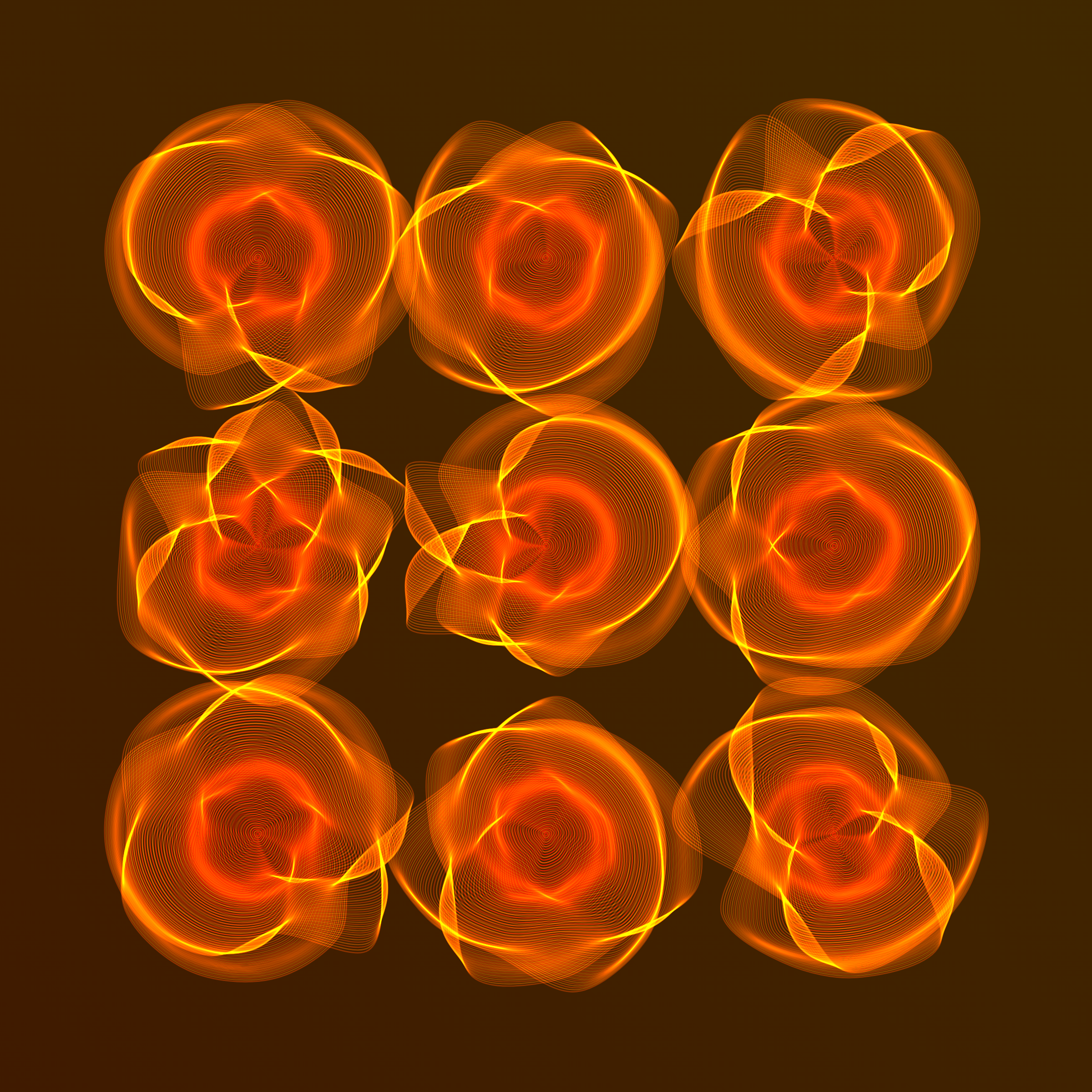 Art Blocks - Art Blocks v2 - Flowers #5833 - NFT # 116005833