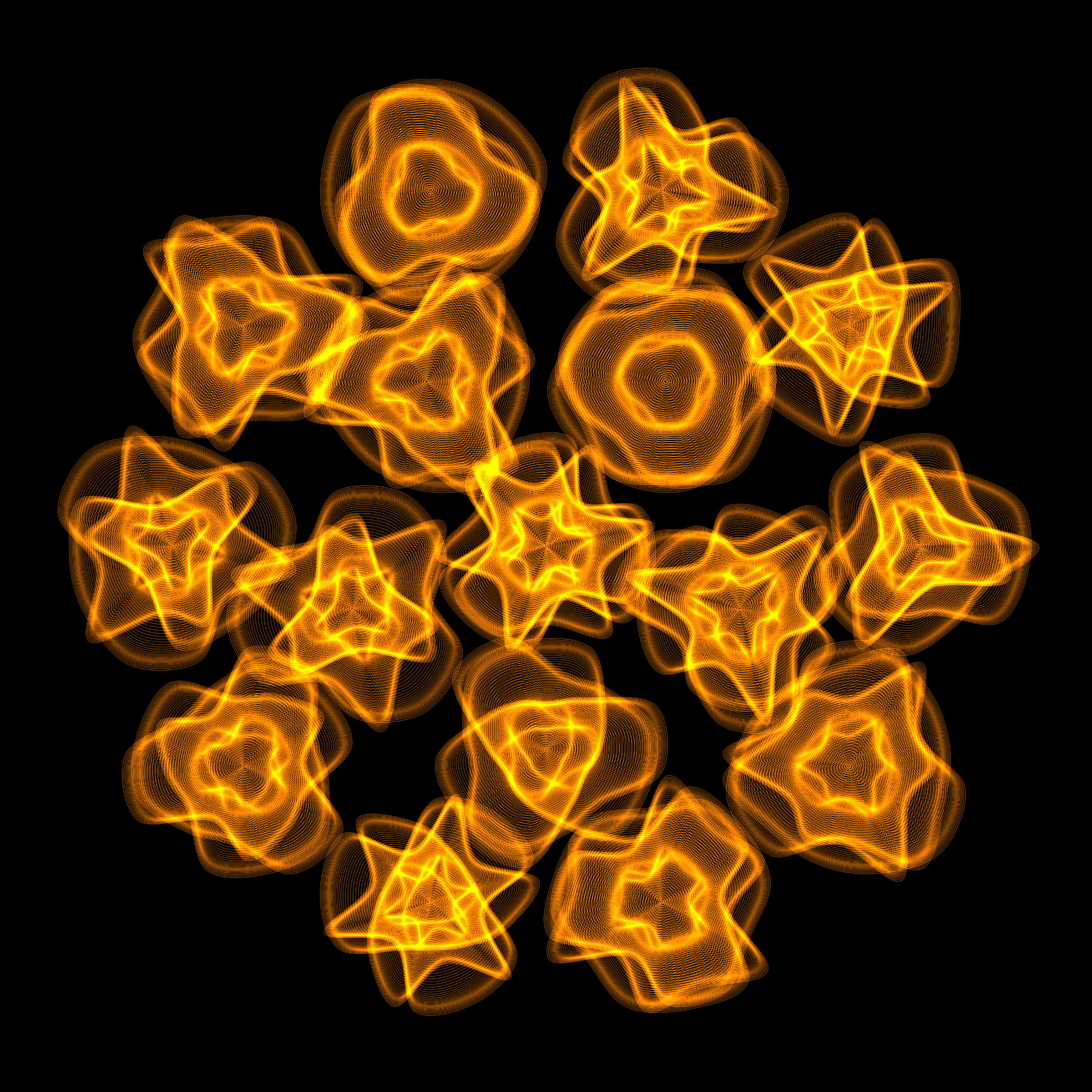 Art Blocks - Art Blocks v2 - Flowers #5843 - NFT # 116005843