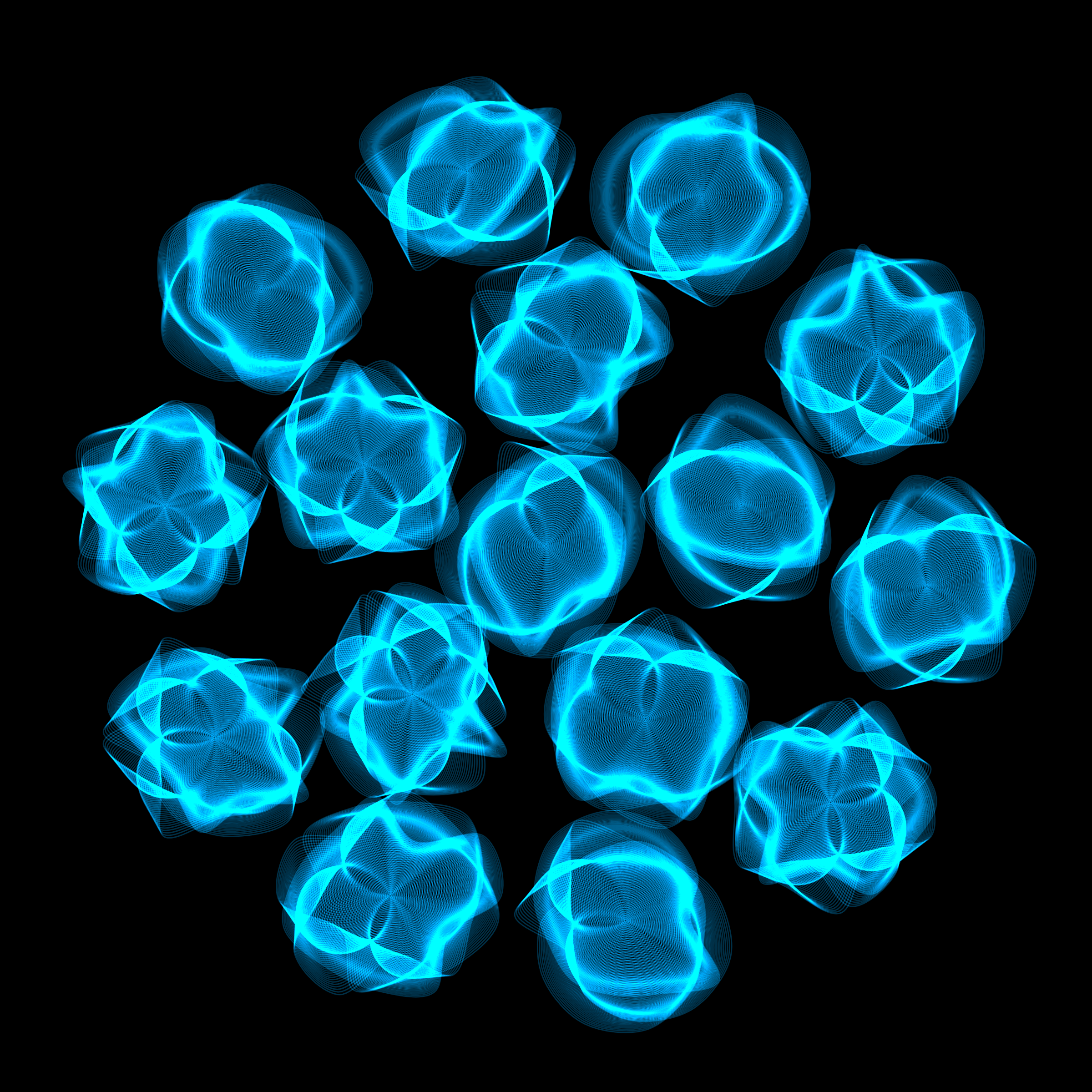 Art Blocks - Art Blocks v2 - Flowers #5846 - NFT # 116005846