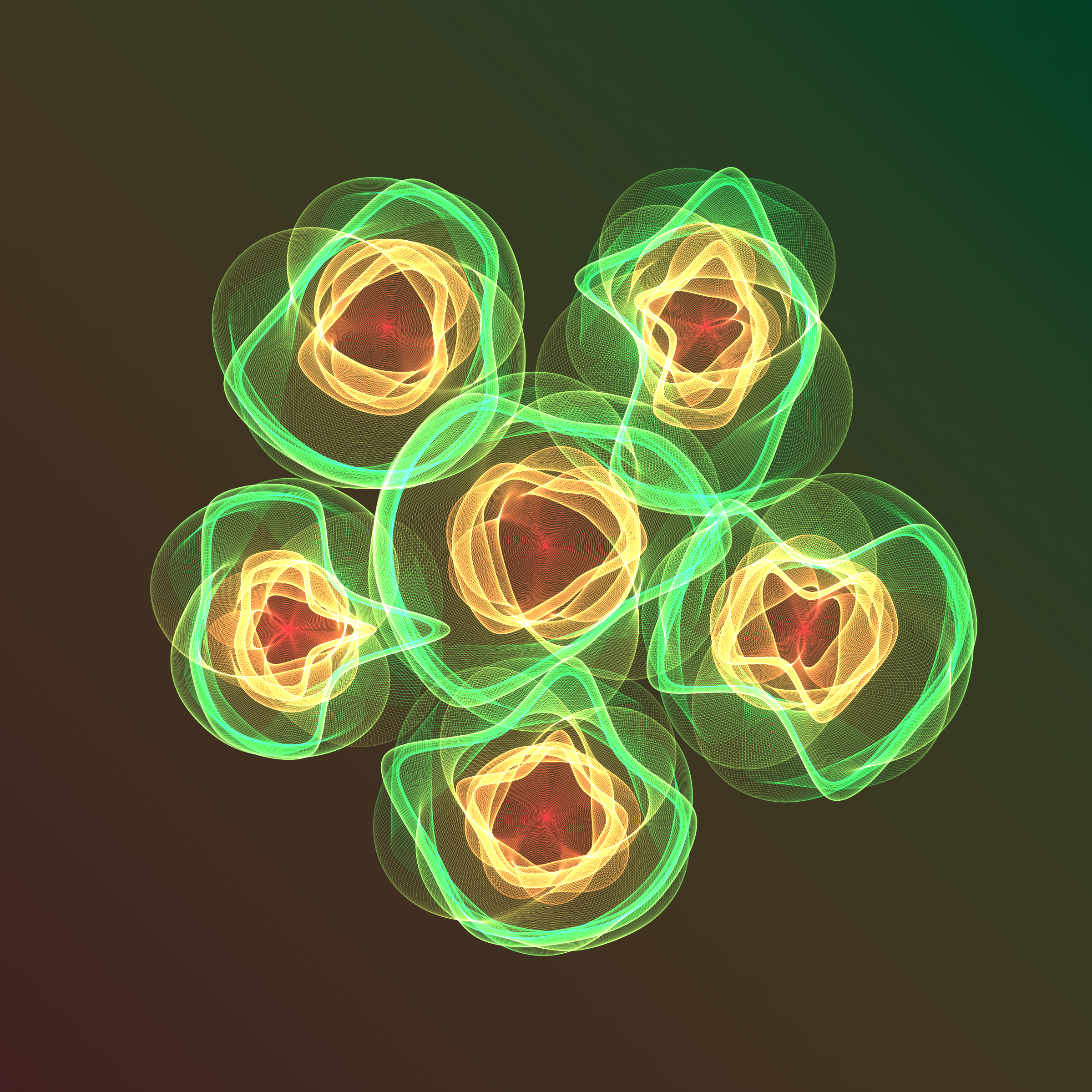 Art Blocks - Art Blocks v2 - Flowers #5848 - NFT # 116005848