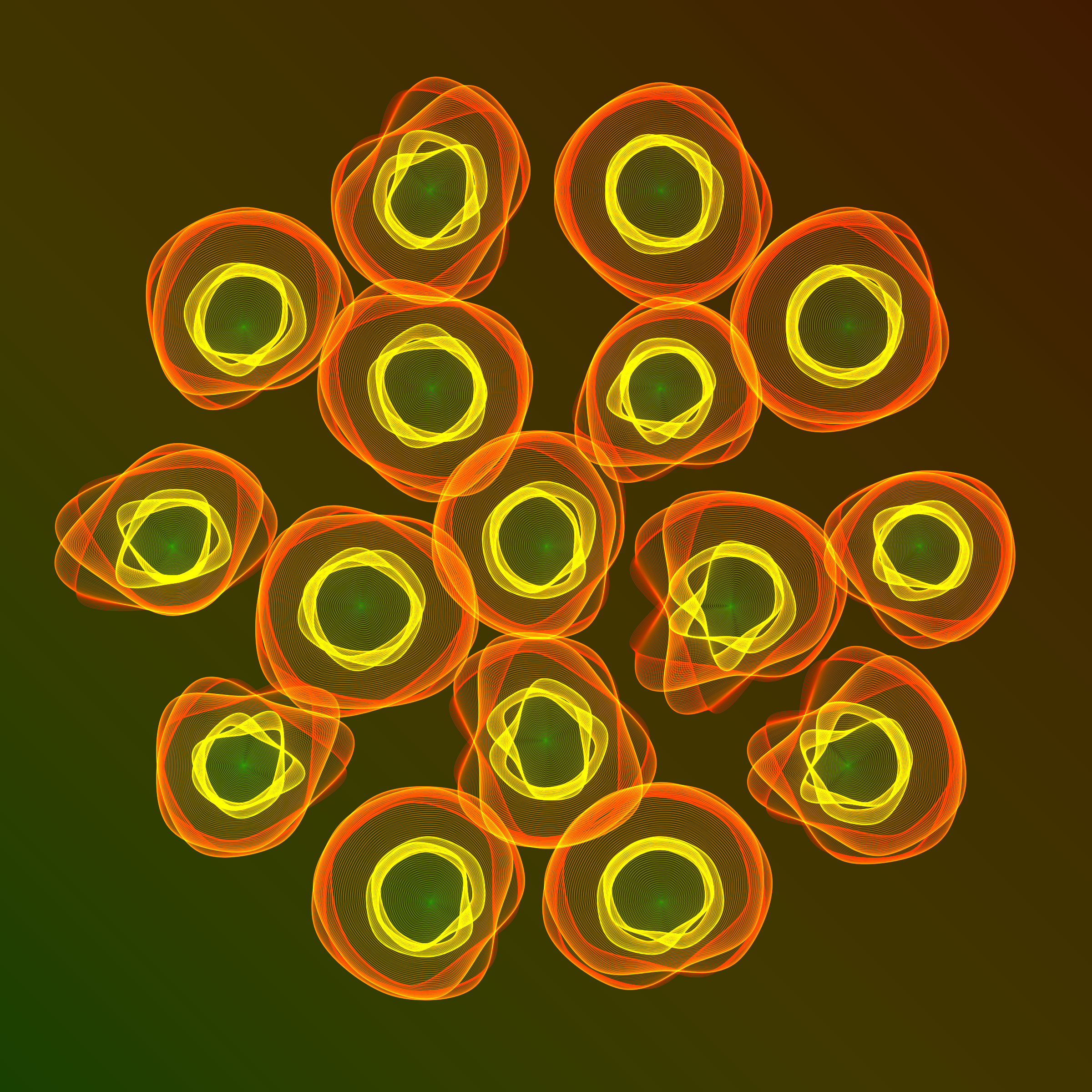 Art Blocks - Art Blocks v2 - Flowers #5878 - NFT # 116005878