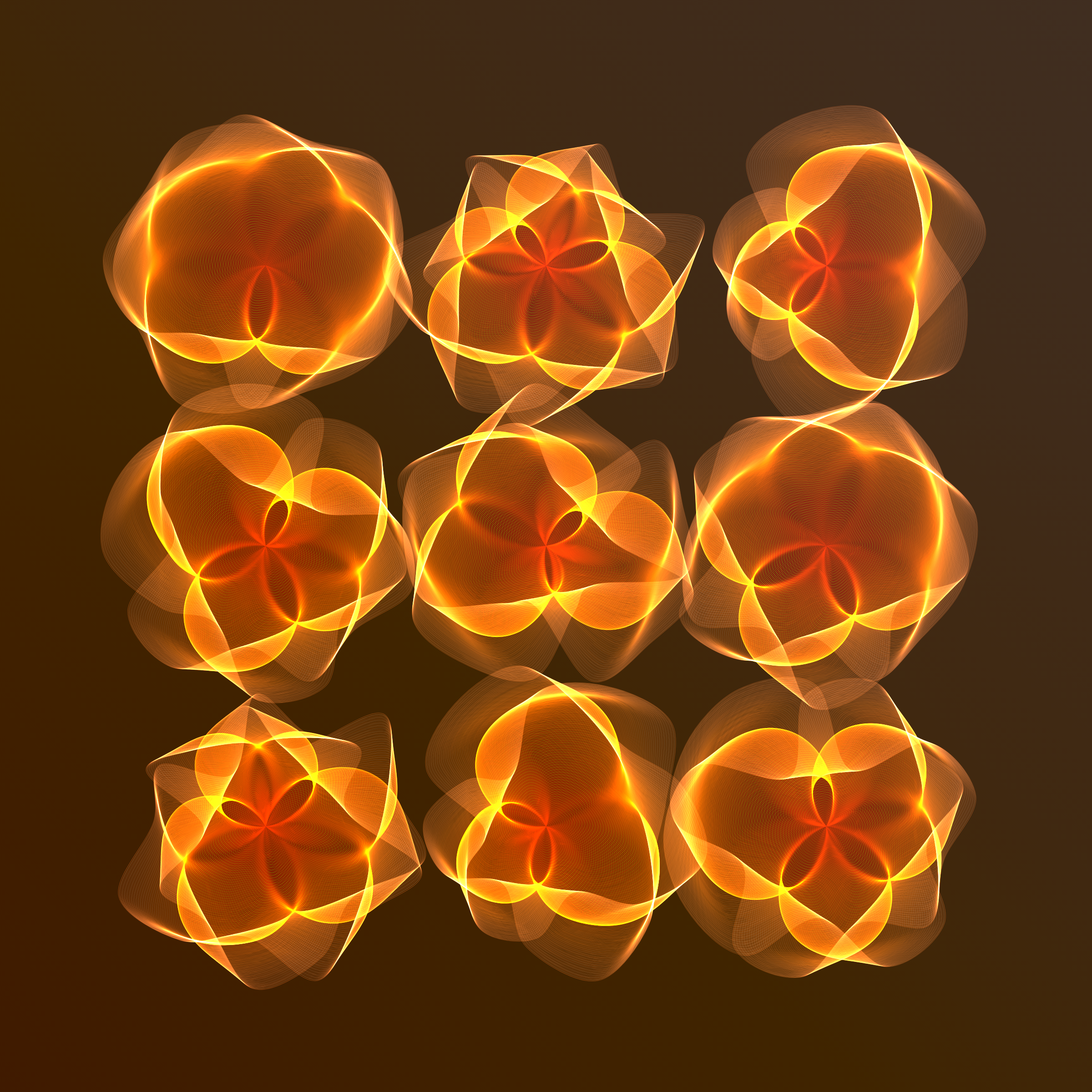 Art Blocks - Art Blocks v2 - Flowers #5892 - NFT # 116005892