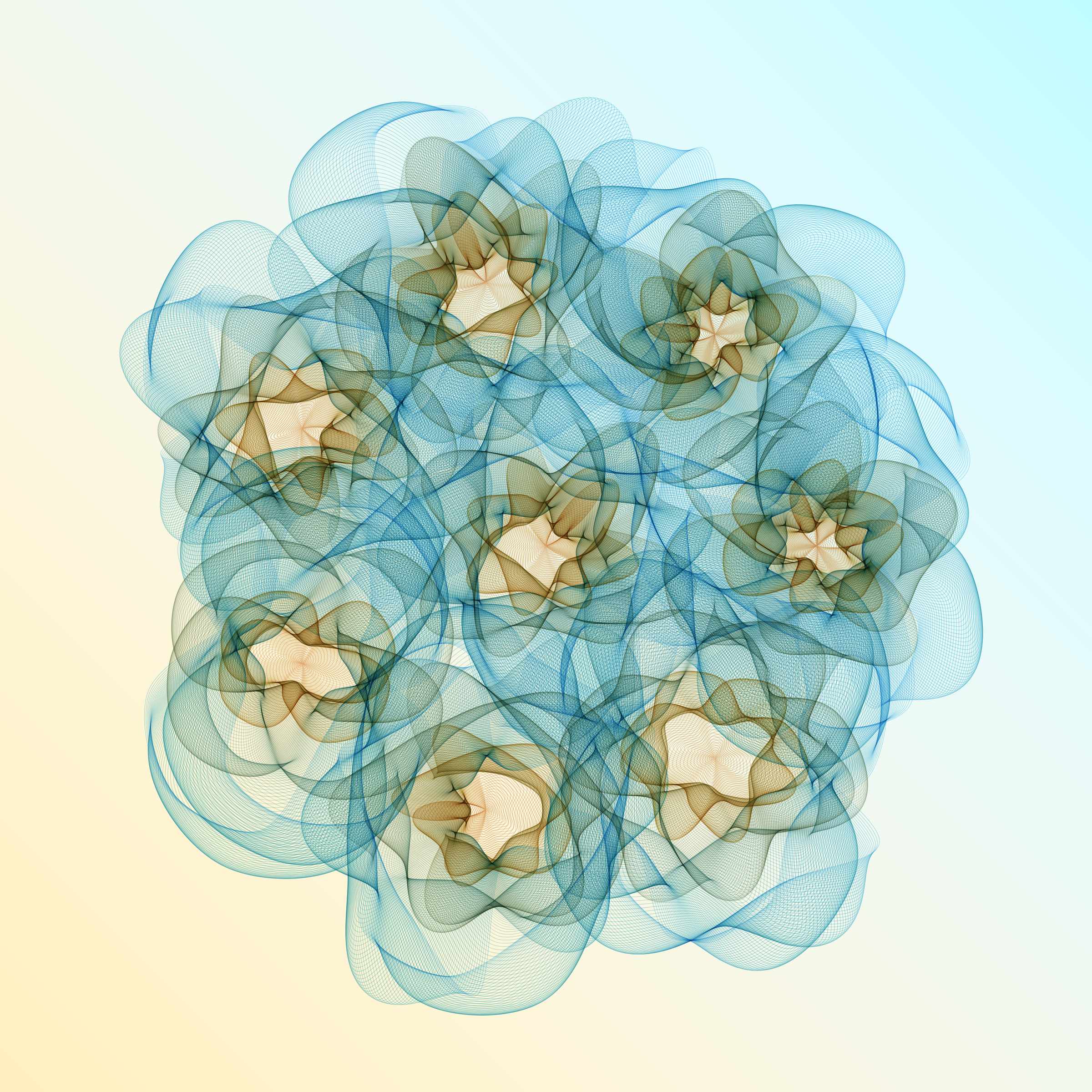 Art Blocks - Art Blocks v2 - Flowers #5924 - NFT # 116005924