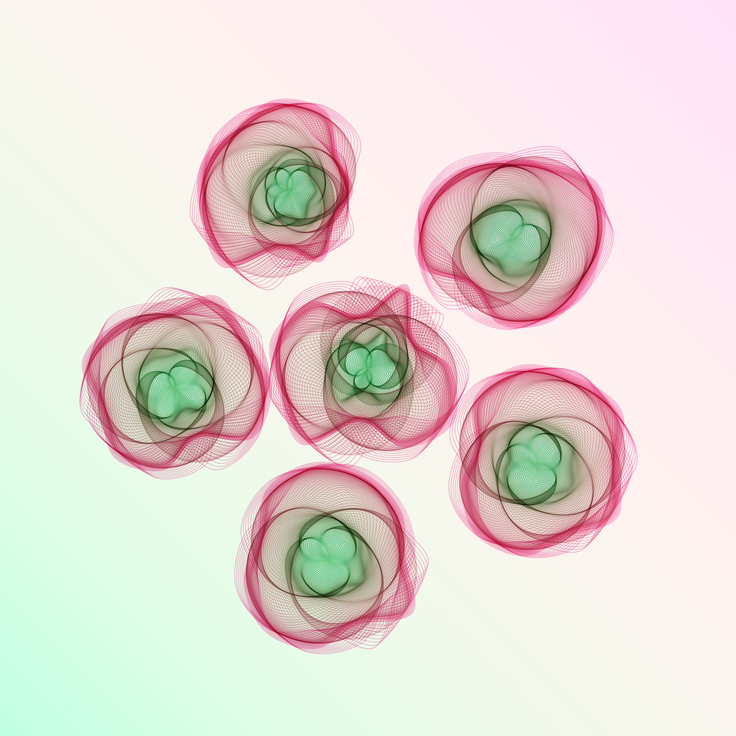 Art Blocks - Art Blocks v2 - Flowers #5925 - NFT # 116005925