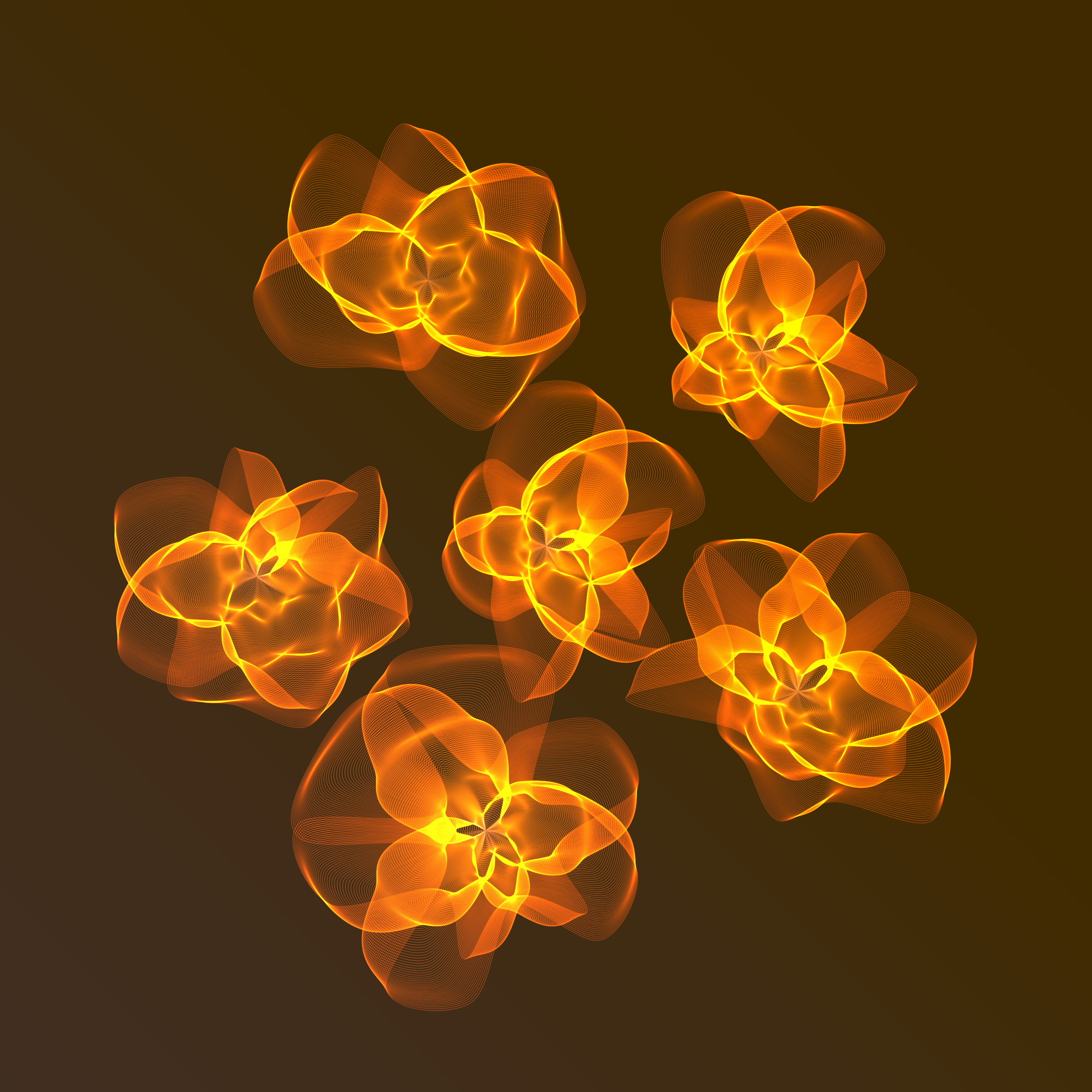 Art Blocks - Art Blocks v2 - Flowers #5935 - NFT # 116005935