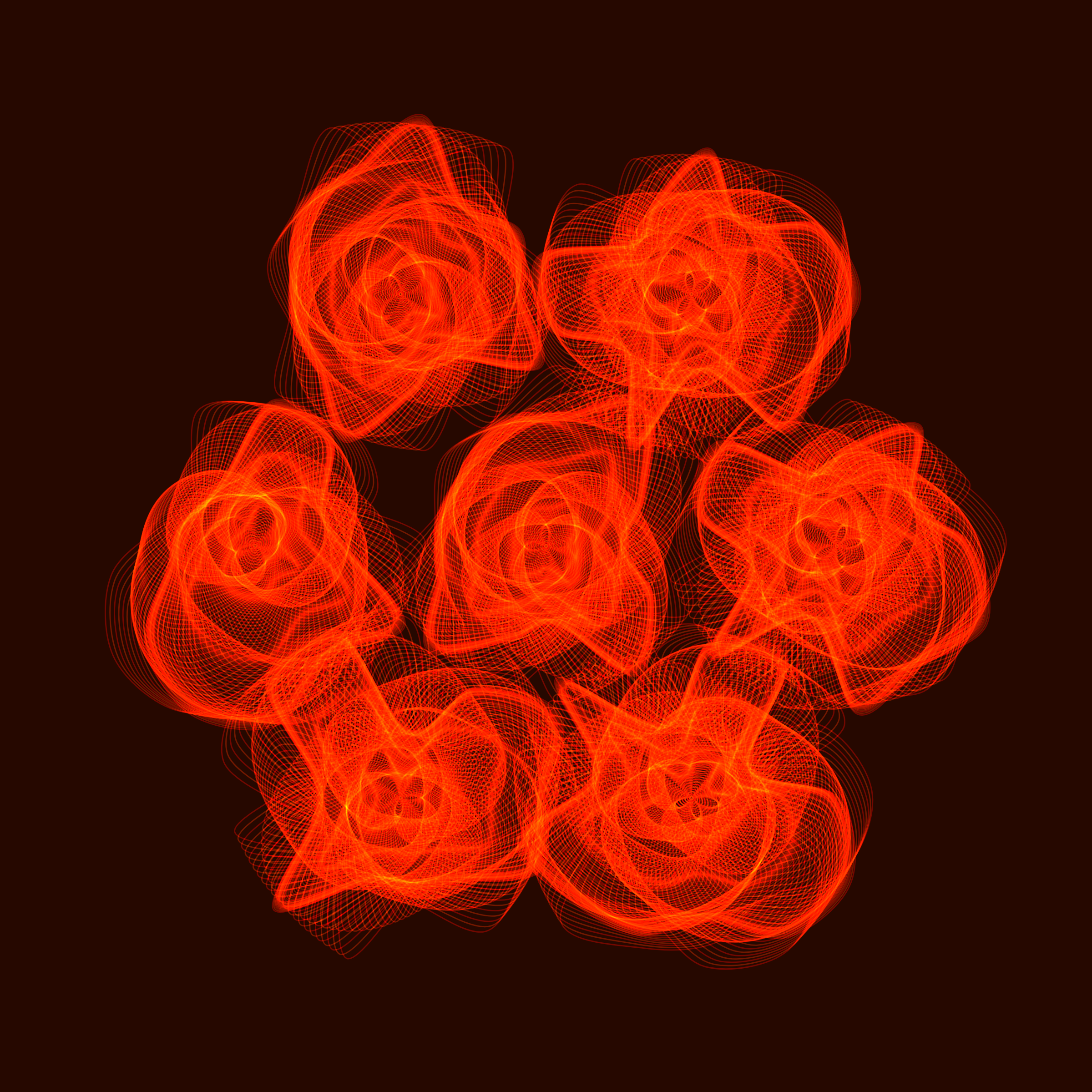 Art Blocks - Art Blocks v2 - Flowers #5954 - NFT # 116005954