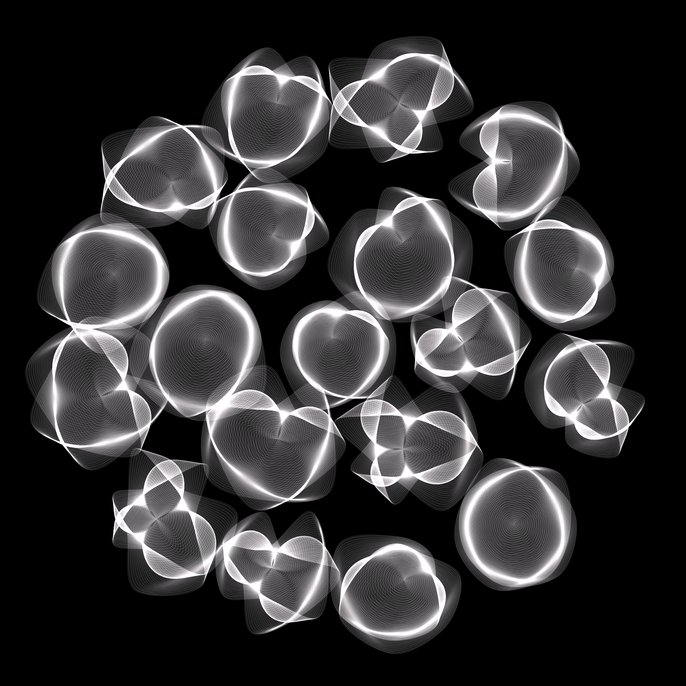 Art Blocks - Art Blocks v2 - Flowers #5955 - NFT # 116005955