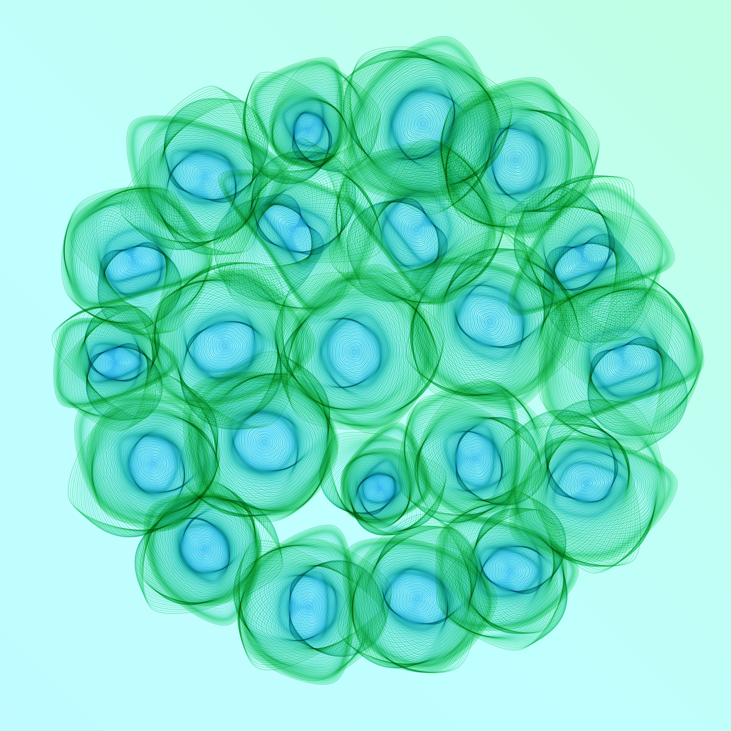 Art Blocks - Art Blocks v2 - Flowers #5957 - NFT # 116005957