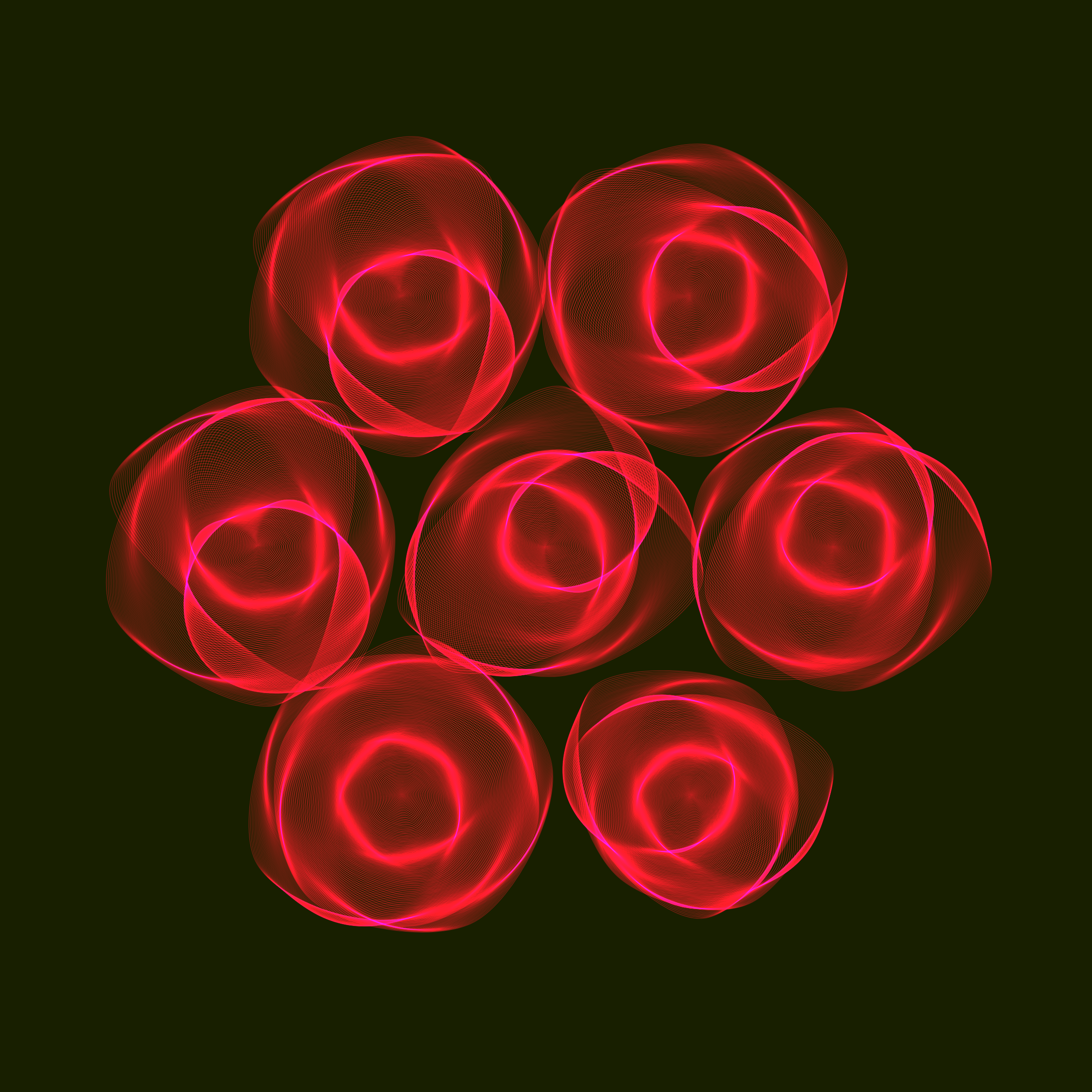 Art Blocks - Art Blocks v2 - Flowers #6021 - NFT # 116006021