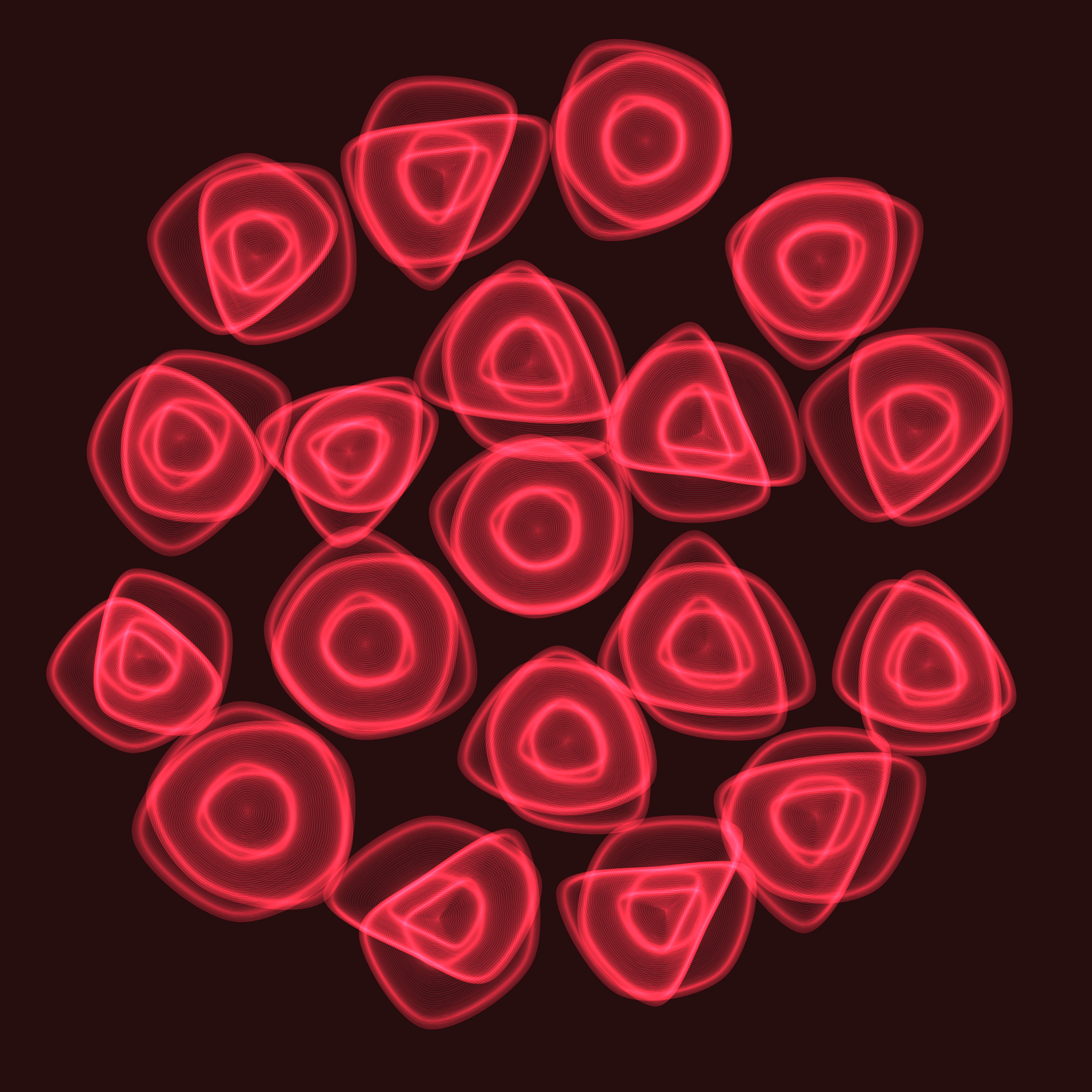 Art Blocks - Art Blocks v2 - Flowers #6025 - NFT # 116006025