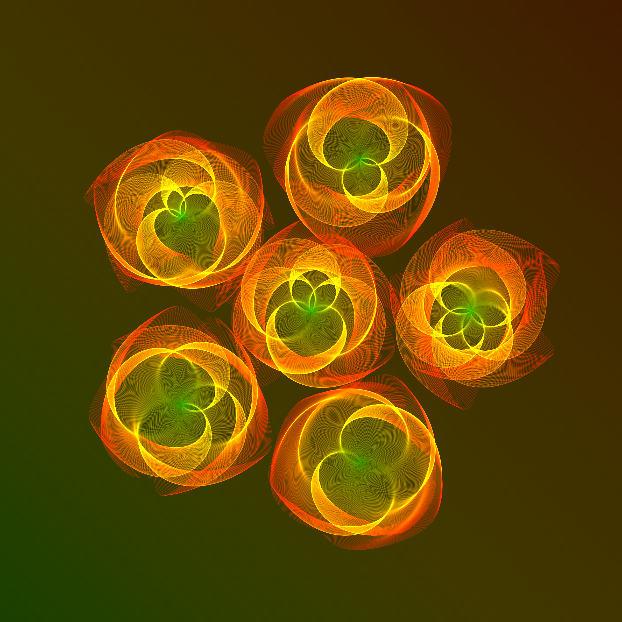 Art Blocks - Art Blocks v2 - Flowers #6029 - NFT # 116006029