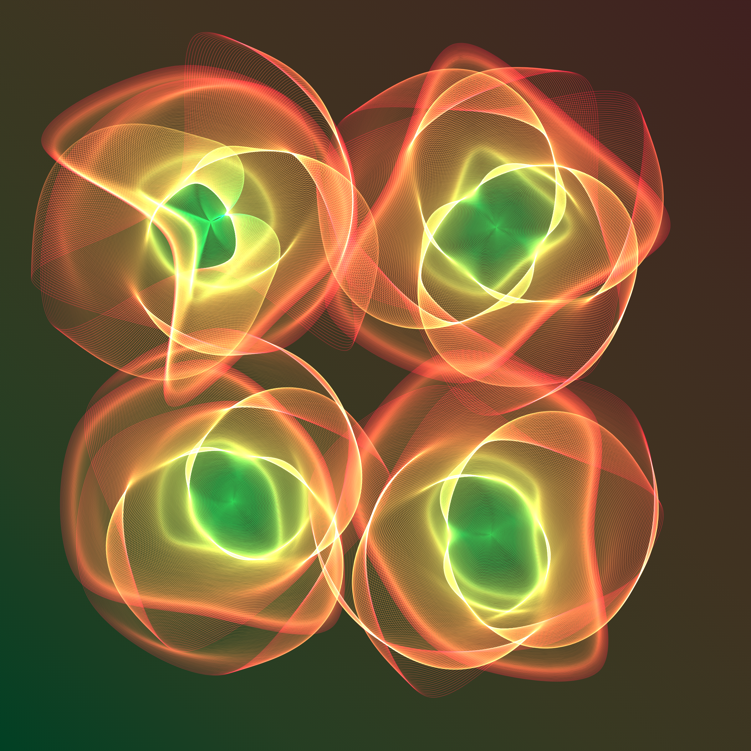 Art Blocks - Art Blocks v2 - Flowers #6034 - NFT # 116006034