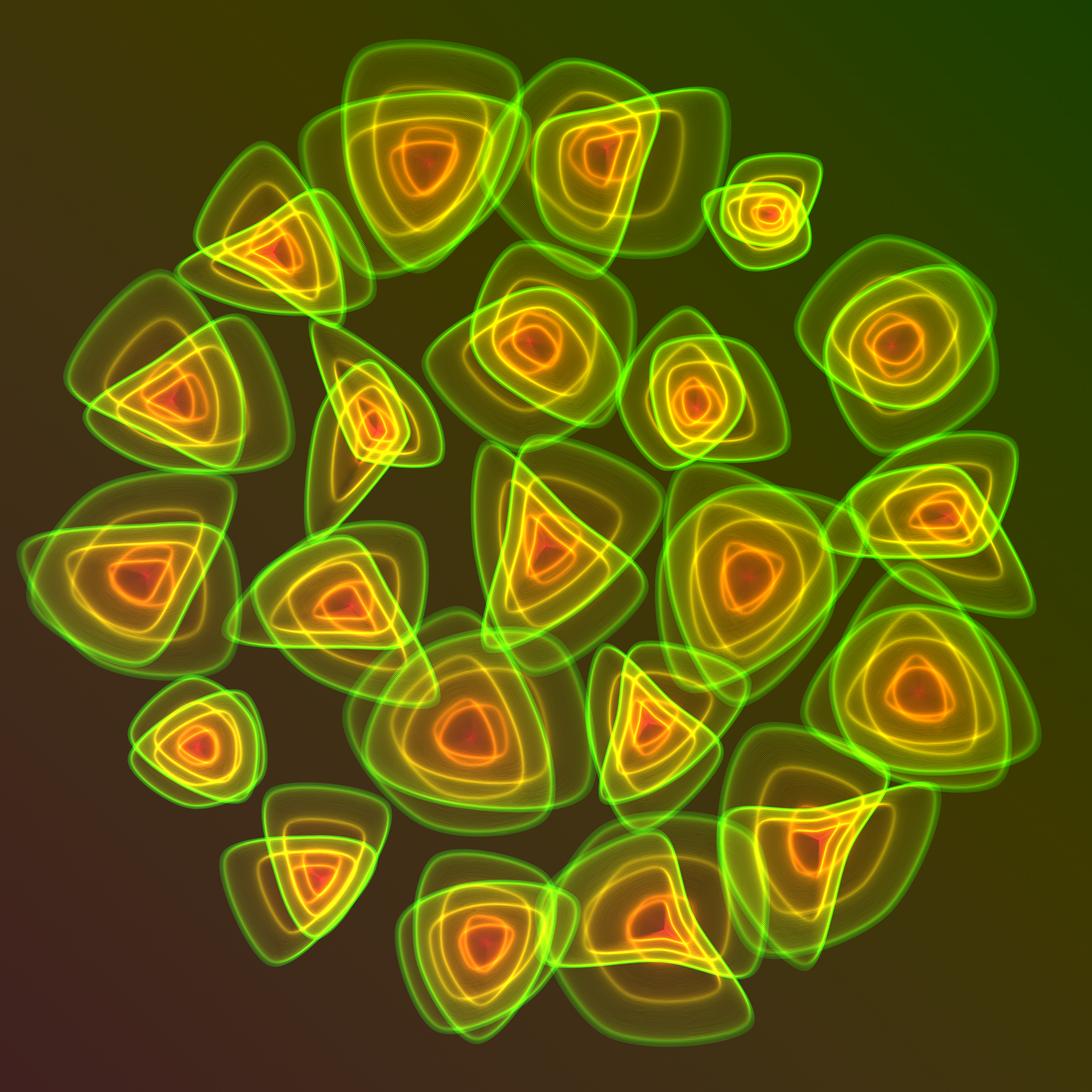 Art Blocks - Art Blocks v2 - Flowers #6042 - NFT # 116006042