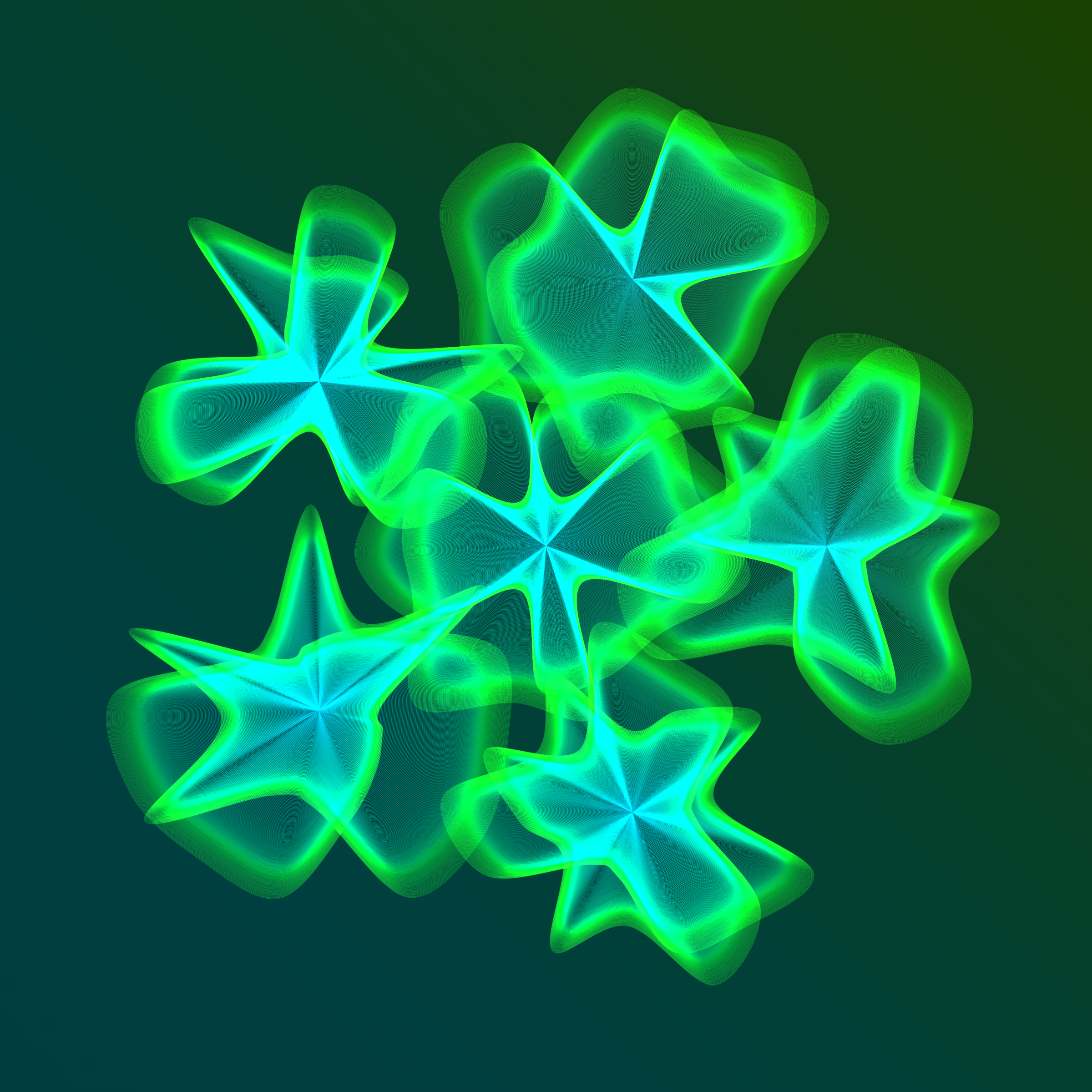 Art Blocks - Art Blocks v2 - Flowers #6053 - NFT # 116006053