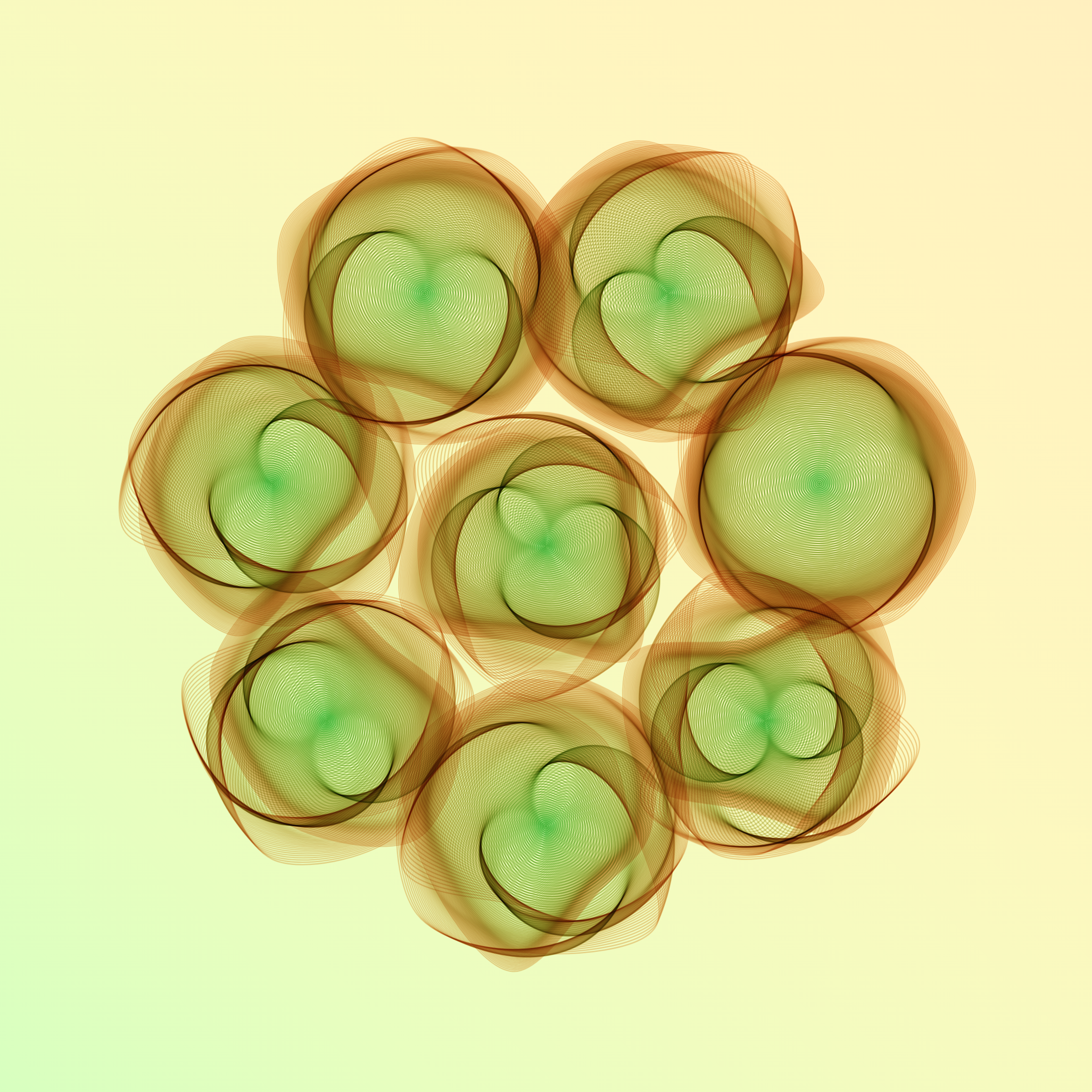 Art Blocks - Art Blocks v2 - Flowers #6055 - NFT # 116006055