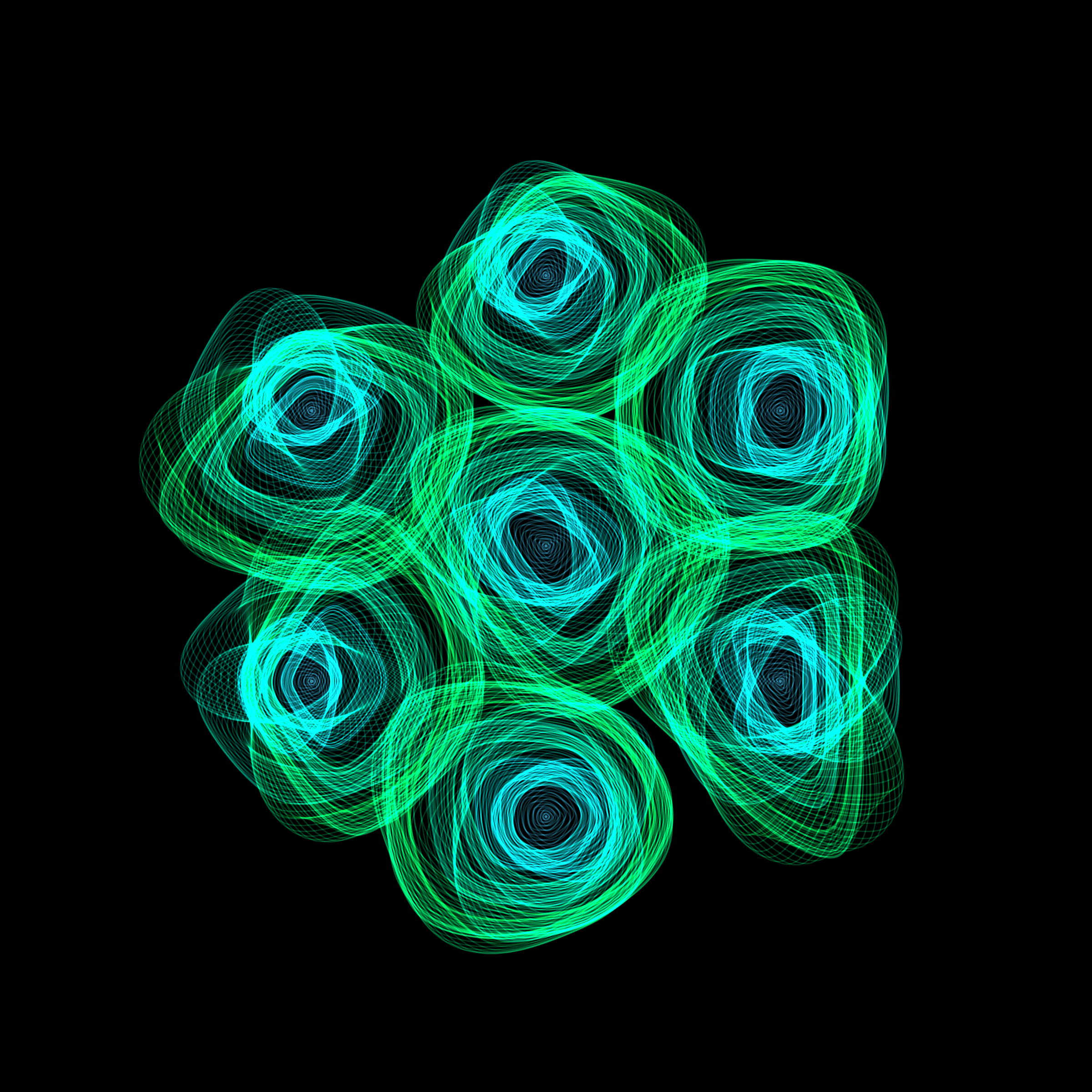 Art Blocks - Art Blocks v2 - Flowers #6064 - NFT # 116006064