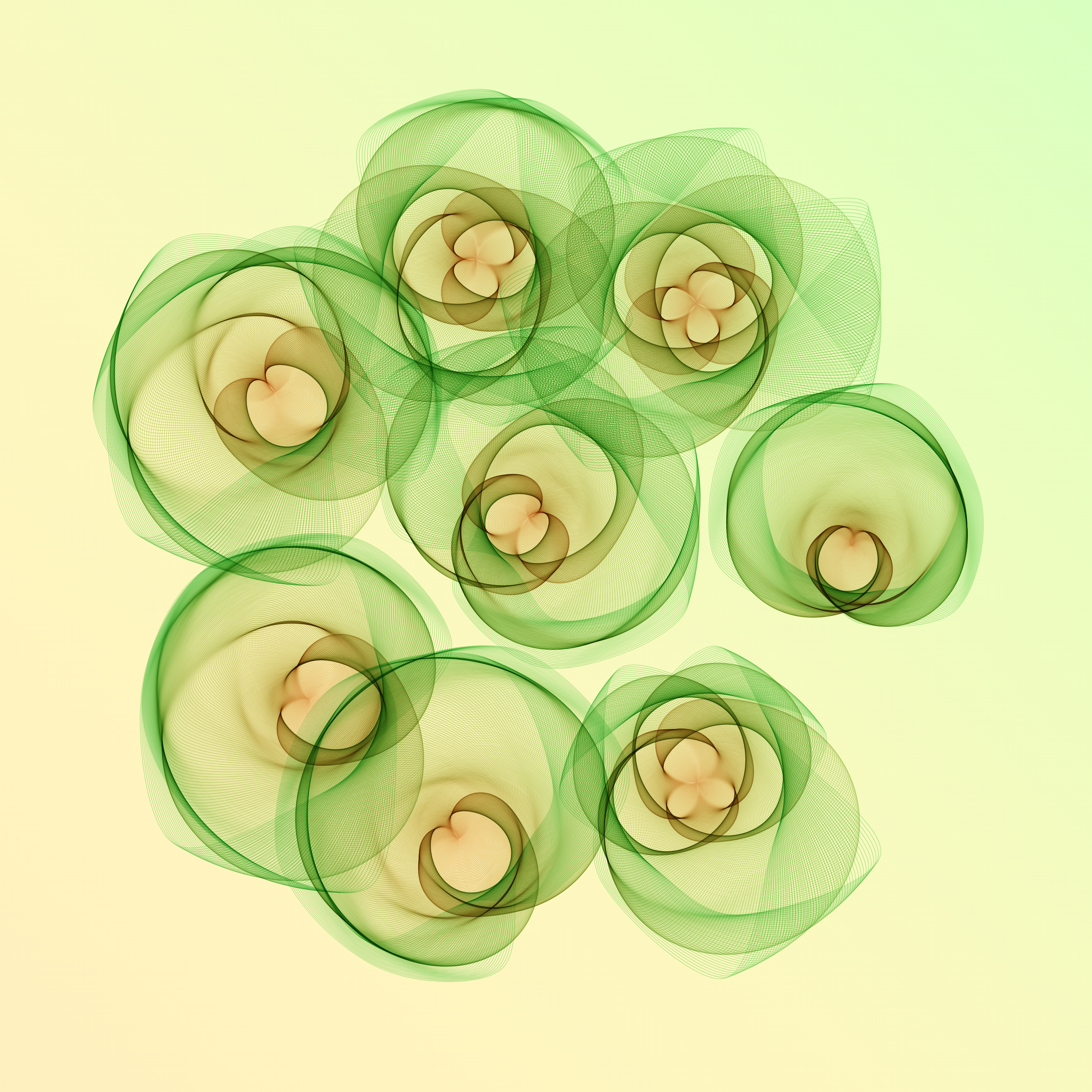 Art Blocks - Art Blocks v2 - Flowers #6073 - NFT # 116006073