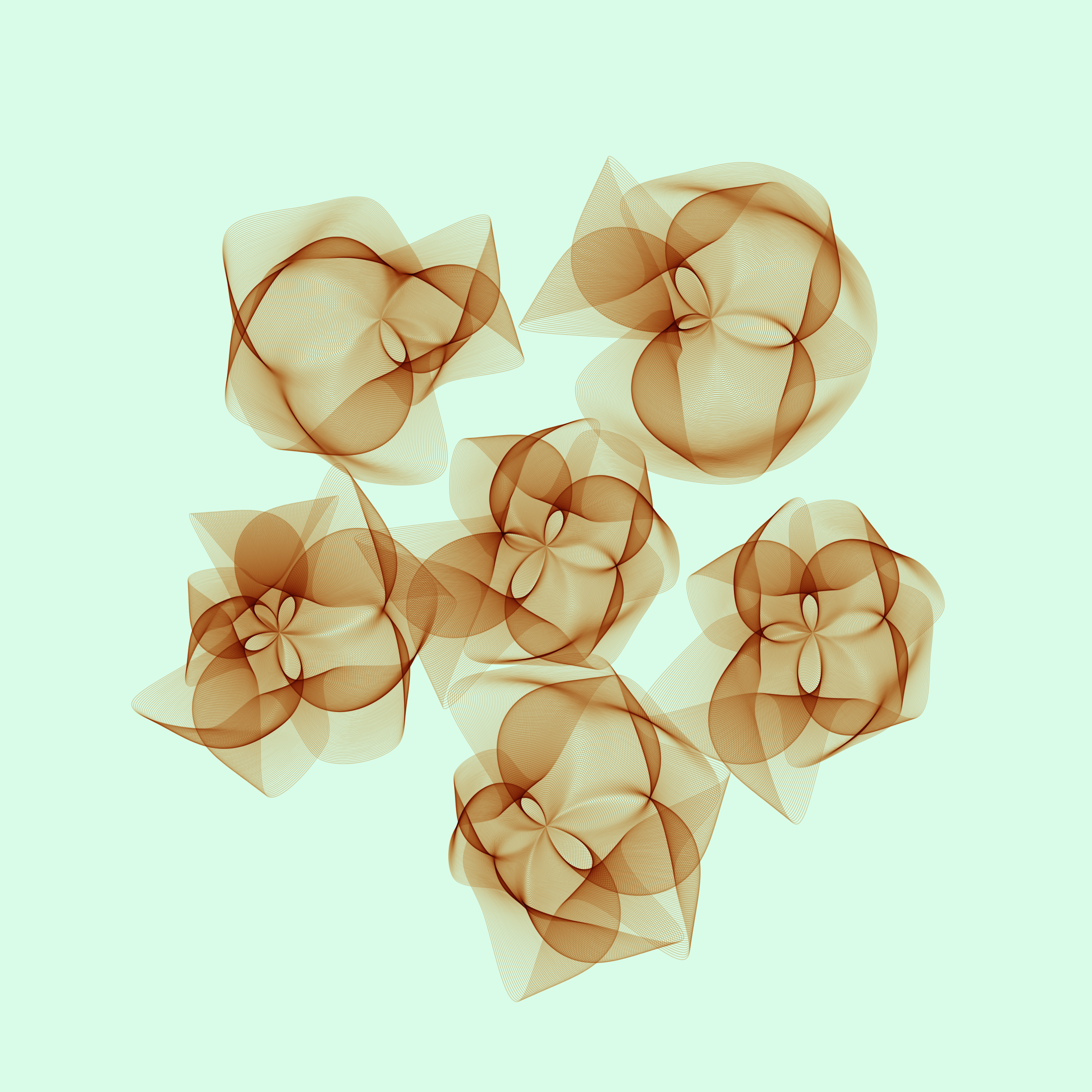 Art Blocks - Art Blocks v2 - Flowers #6086 - NFT # 116006086