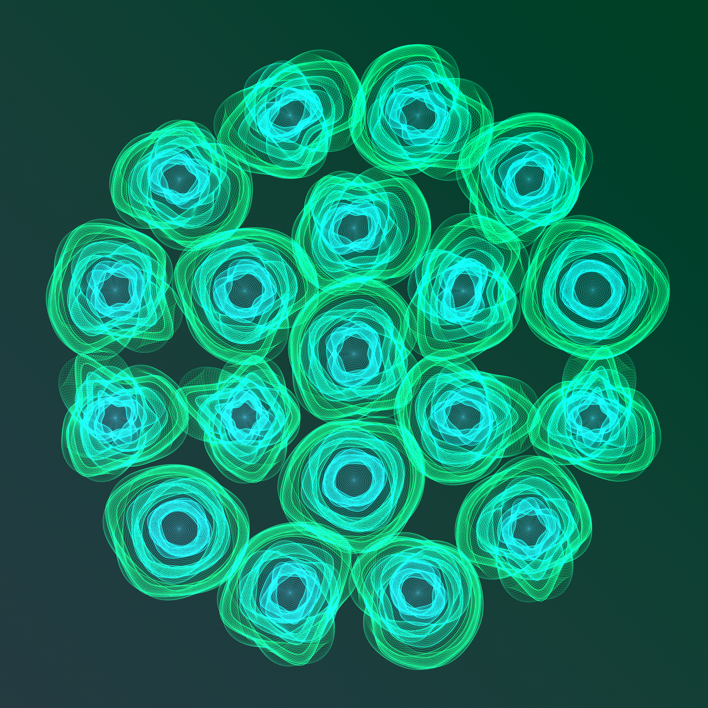 Art Blocks - Art Blocks v2 - Flowers #6109 - NFT # 116006109