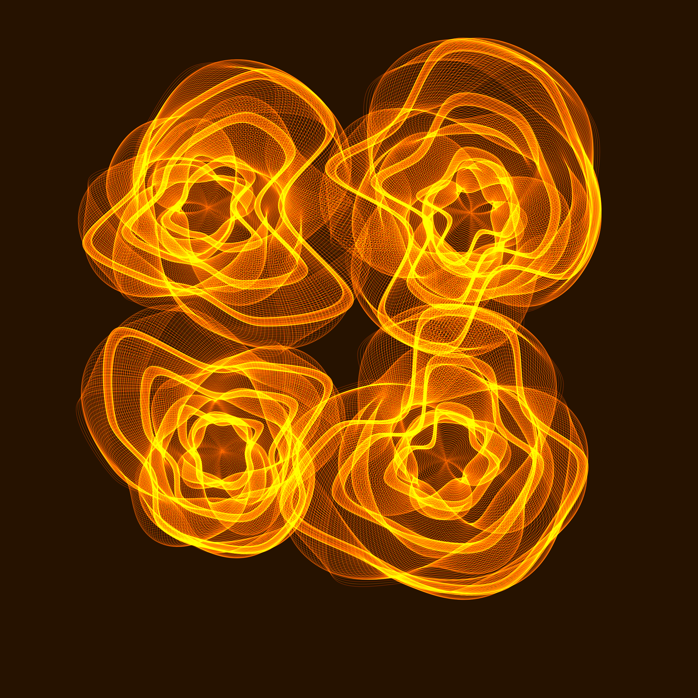 Art Blocks - Art Blocks v2 - Flowers #6119 - NFT # 116006119