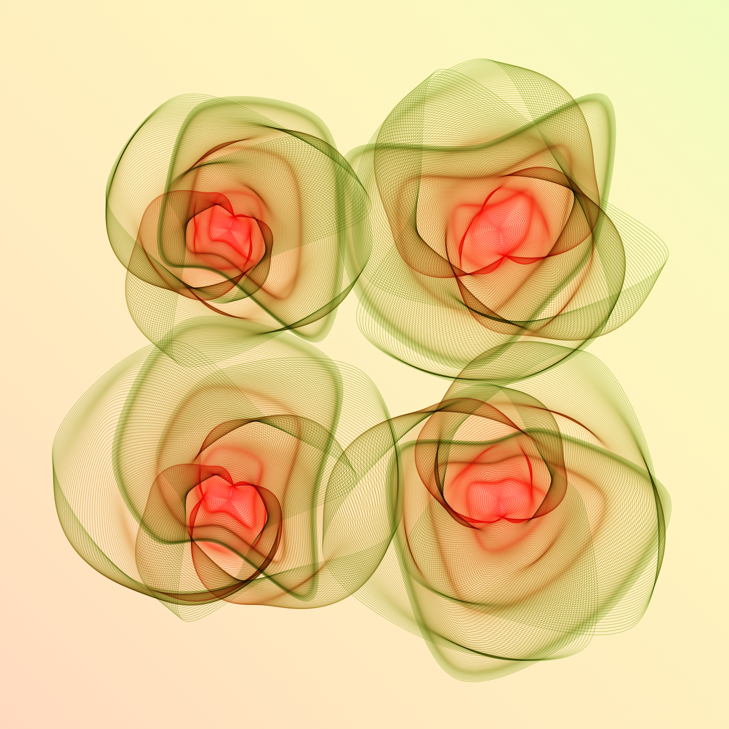 Art Blocks - Art Blocks v2 - Flowers #6125 - NFT # 116006125